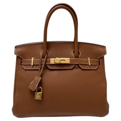 Hermes Gold Birkin 30 Tasche