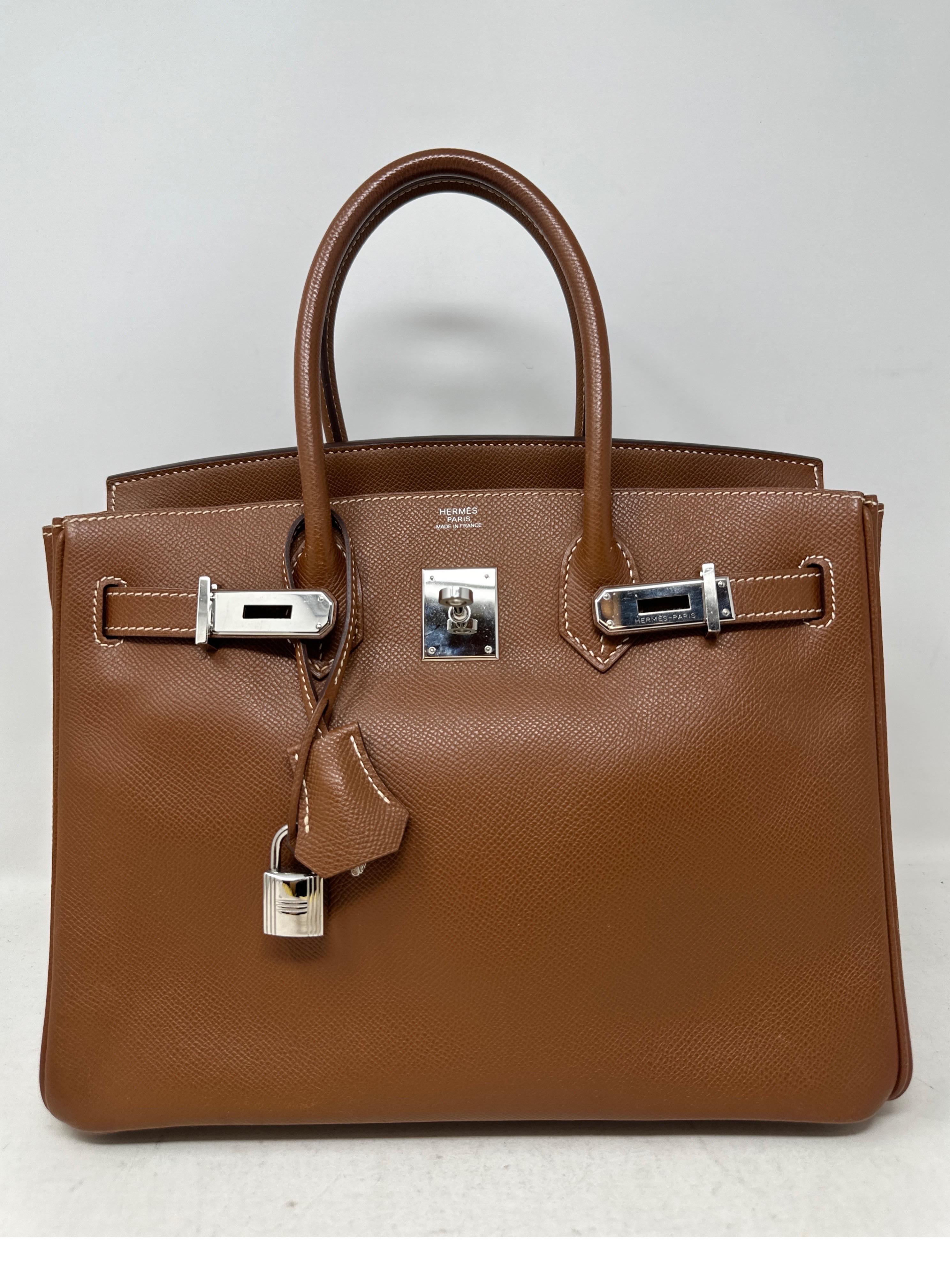 Hermes Gold Birkin 30 Bag In Good Condition For Sale In Athens, GA