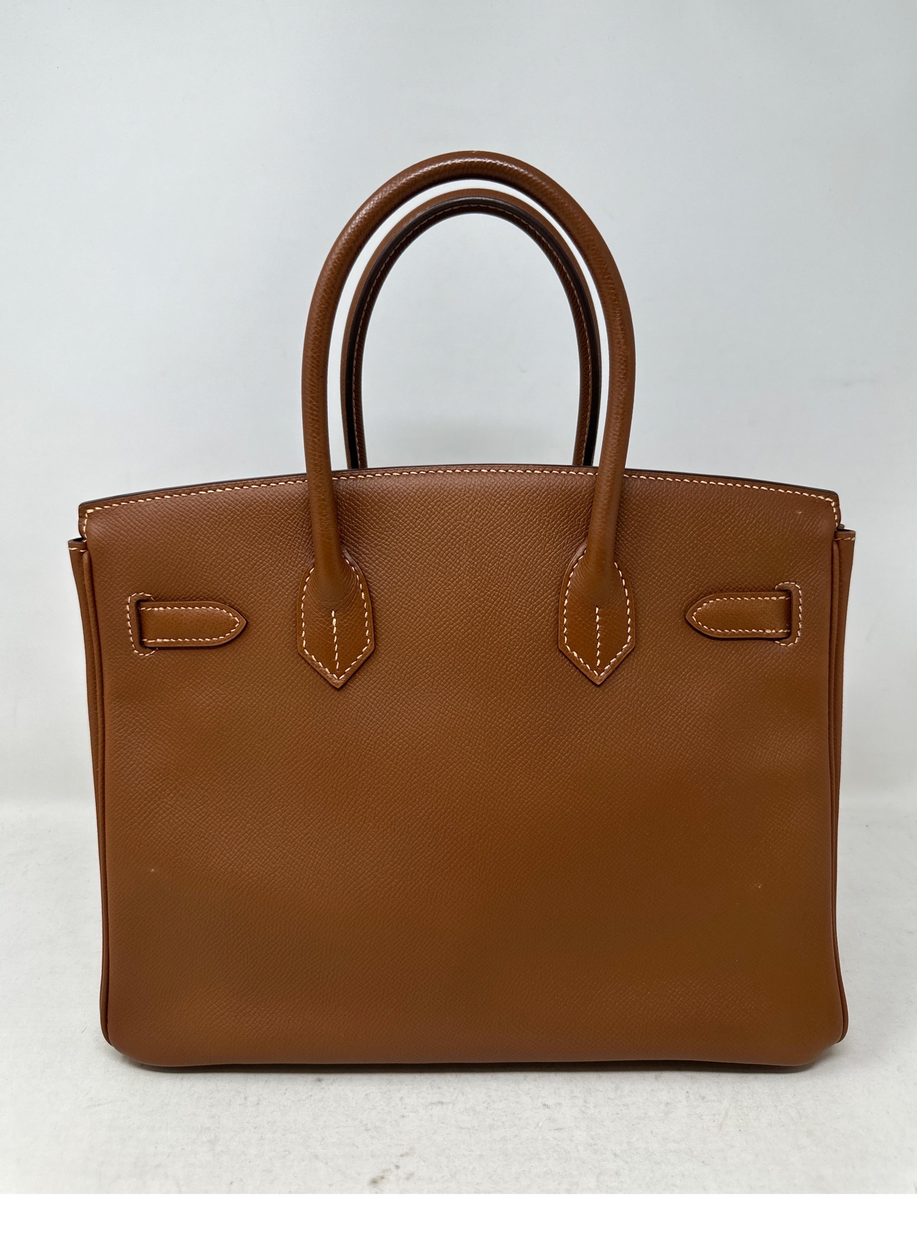 Hermes Gold Birkin 30 Bag For Sale 2
