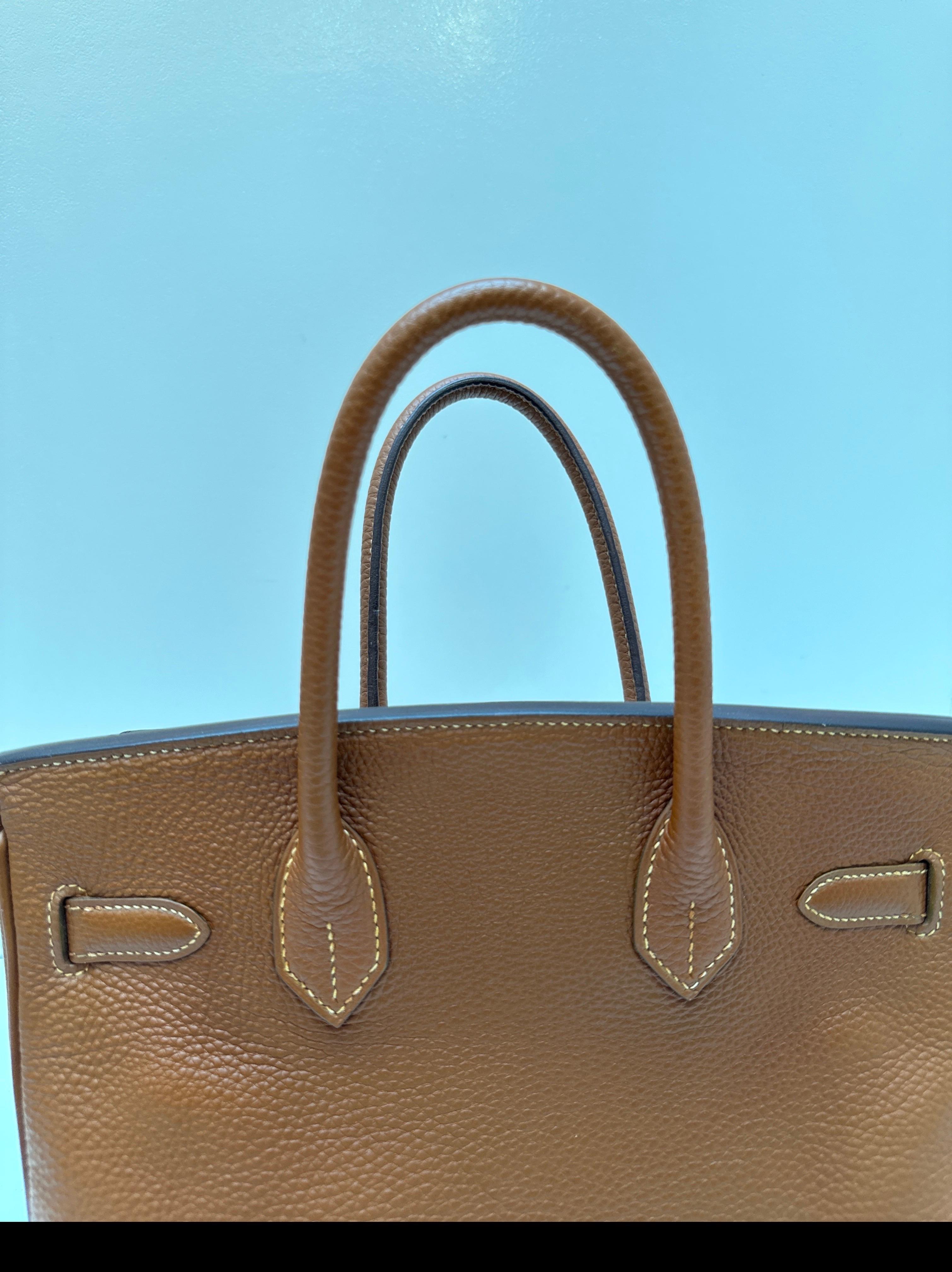 Hermes Gold Birkin 30 Bag 1
