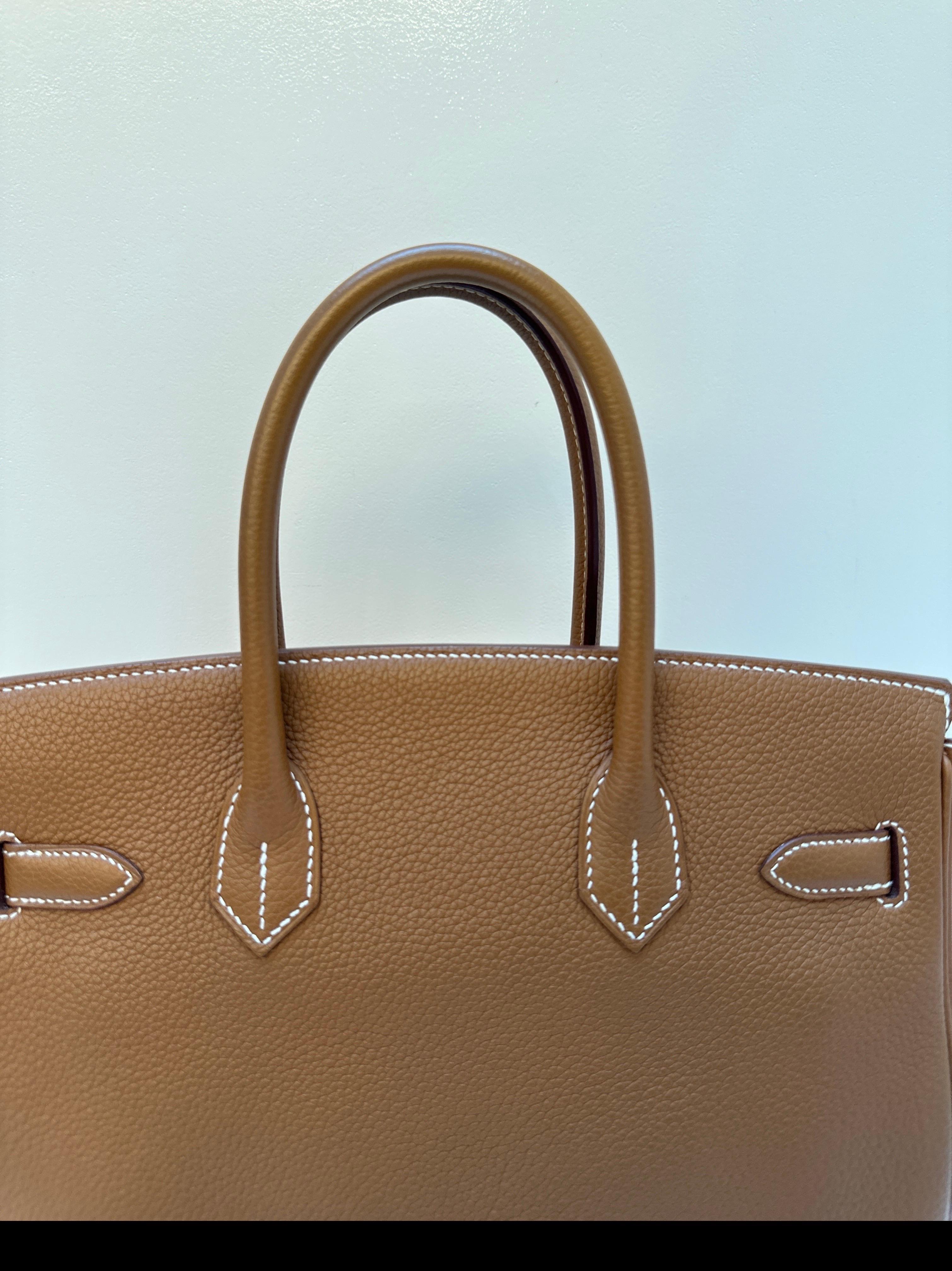 Hermes Gold Birkin 30 Bag For Sale 1