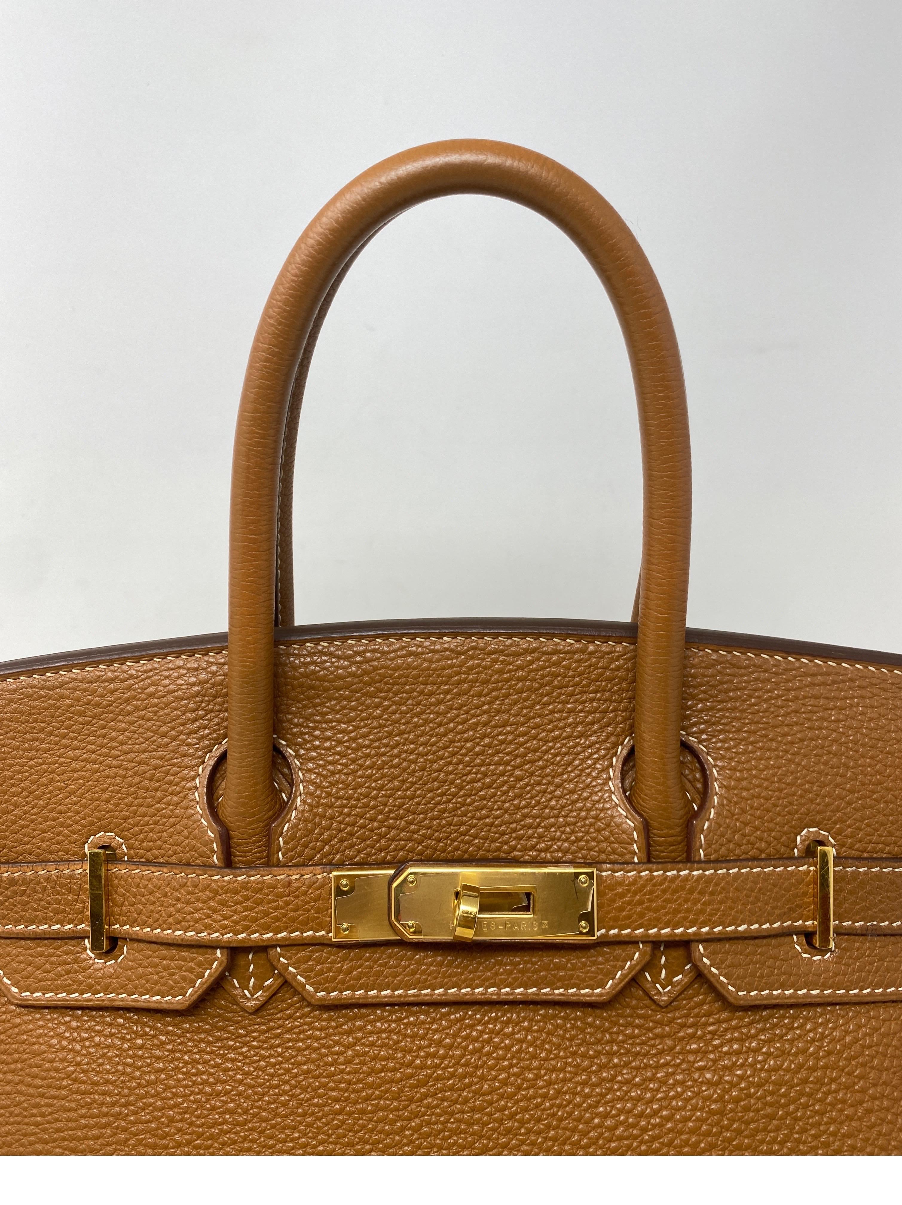 Women's or Men's Hermes Gold Birkin 30 Bag