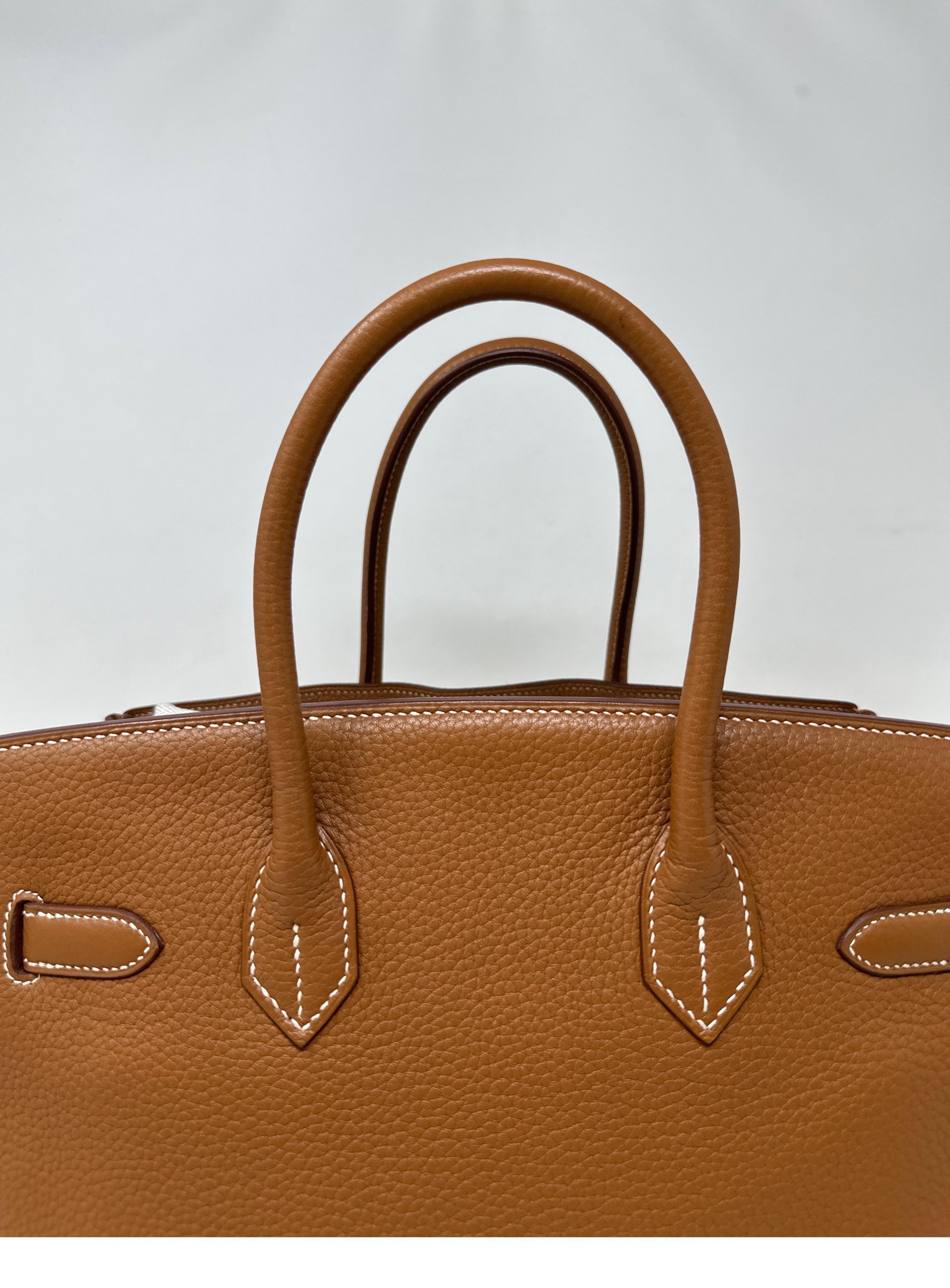 Hermes Gold Birkin 30 Bag  For Sale 3