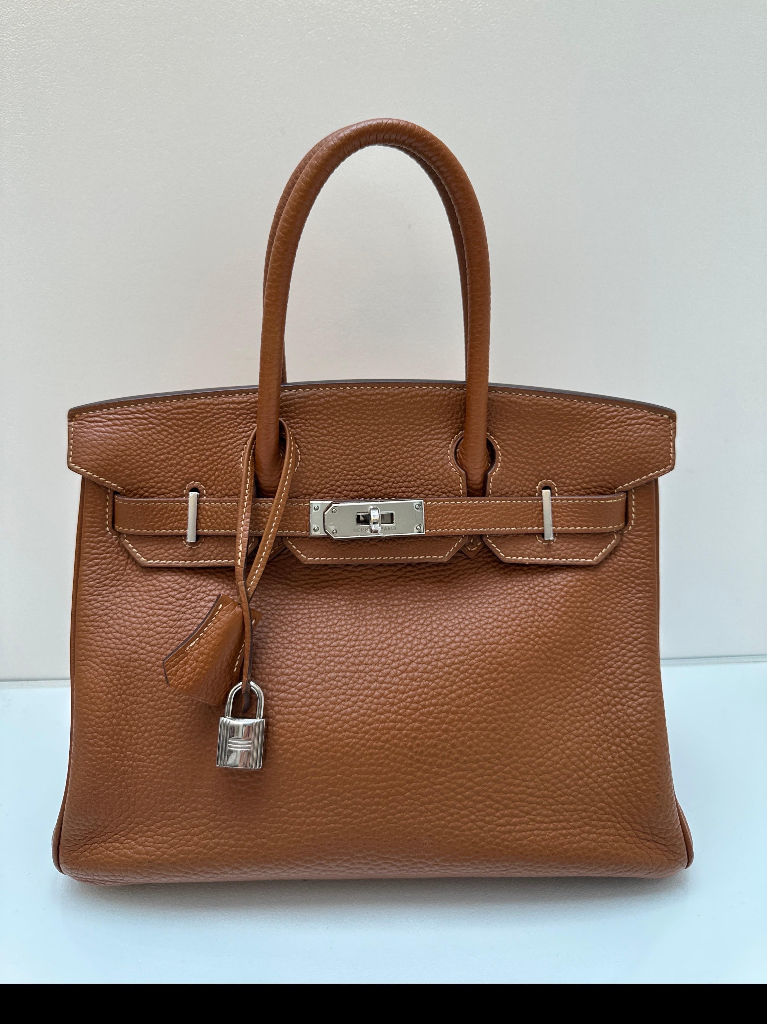 Hermes Gold Birkin 30 Bag 4