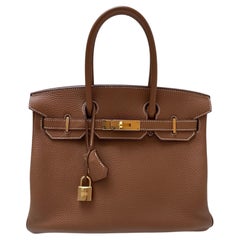 Hermes Gold Birkin 30 Bag