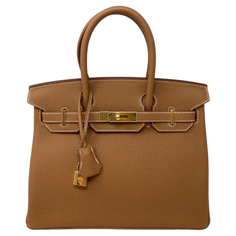 Hermes Gold Birkin 30 Bag For Sale at 1stDibs