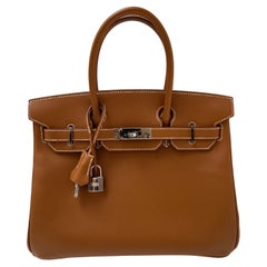 Hermes Gold Birkin 30 Bag