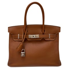 Hermes Gold Birkin 30 Bag