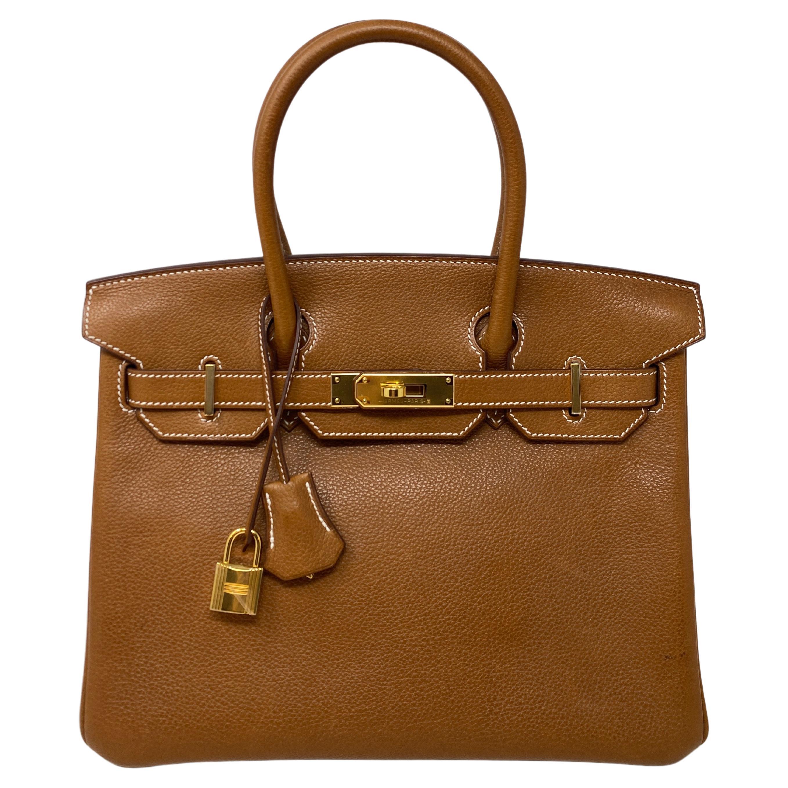 Hermes Gold Birkin 30 Barenia Fauborg Bag For Sale at 1stDibs | barenia ...