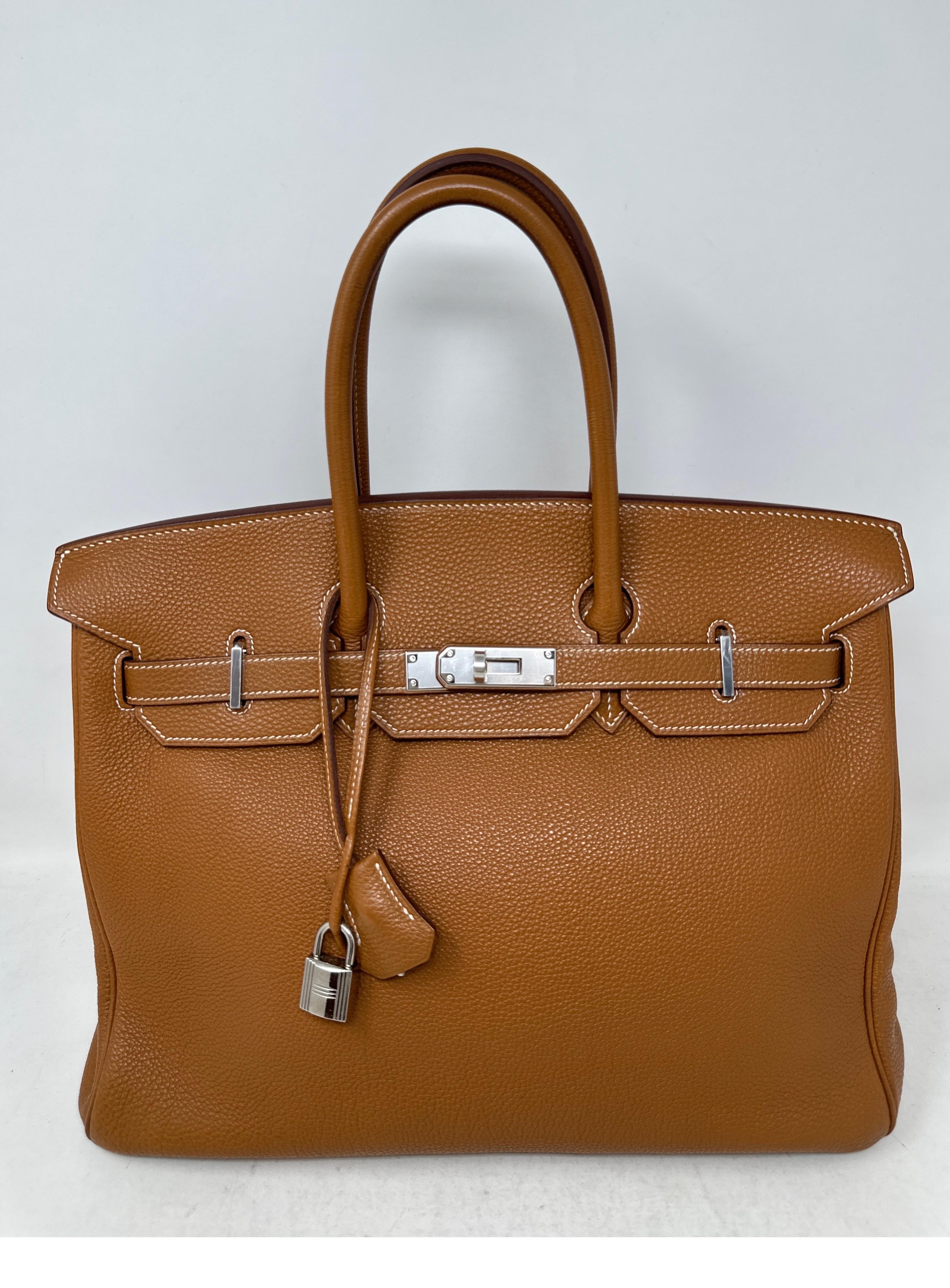 Hermes Gold Birkin 35 Bag 6