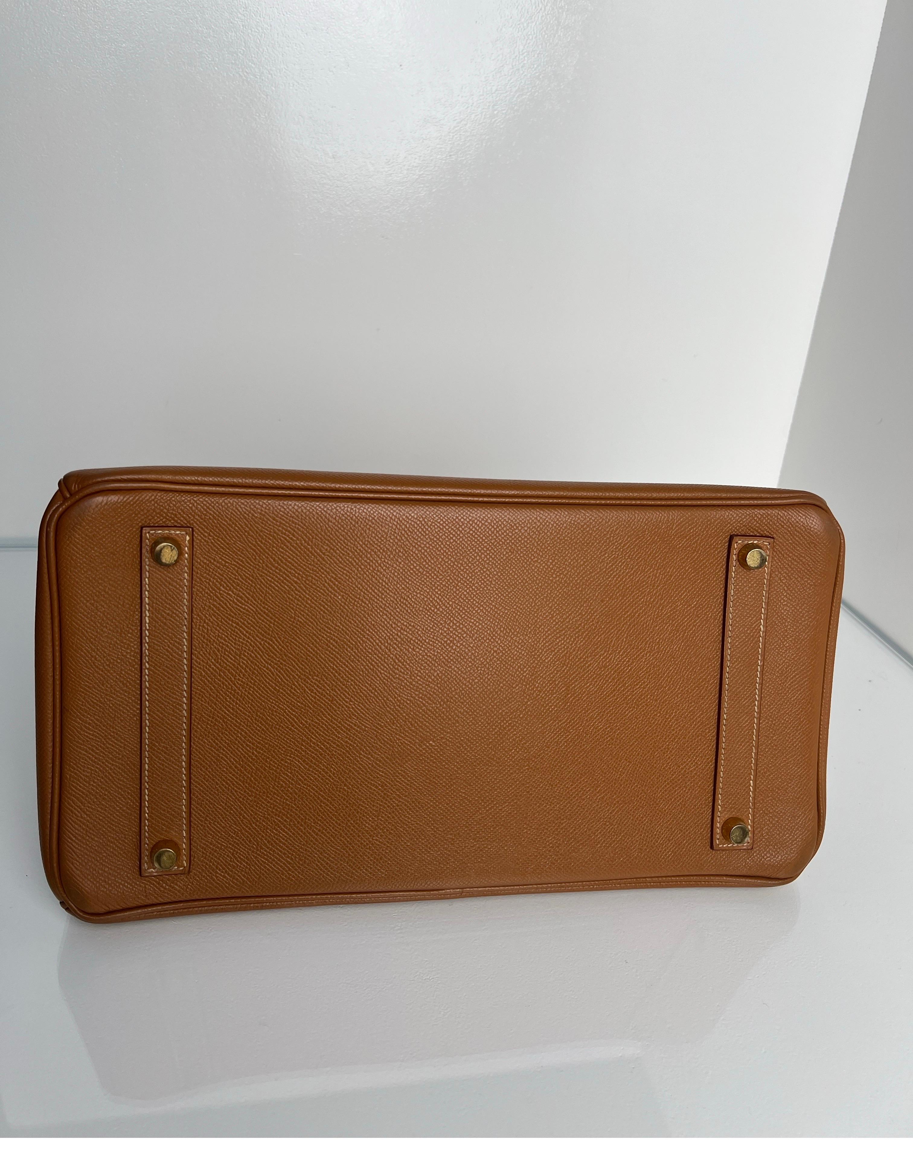 Hermes Gold Birkin 35 Bag 5