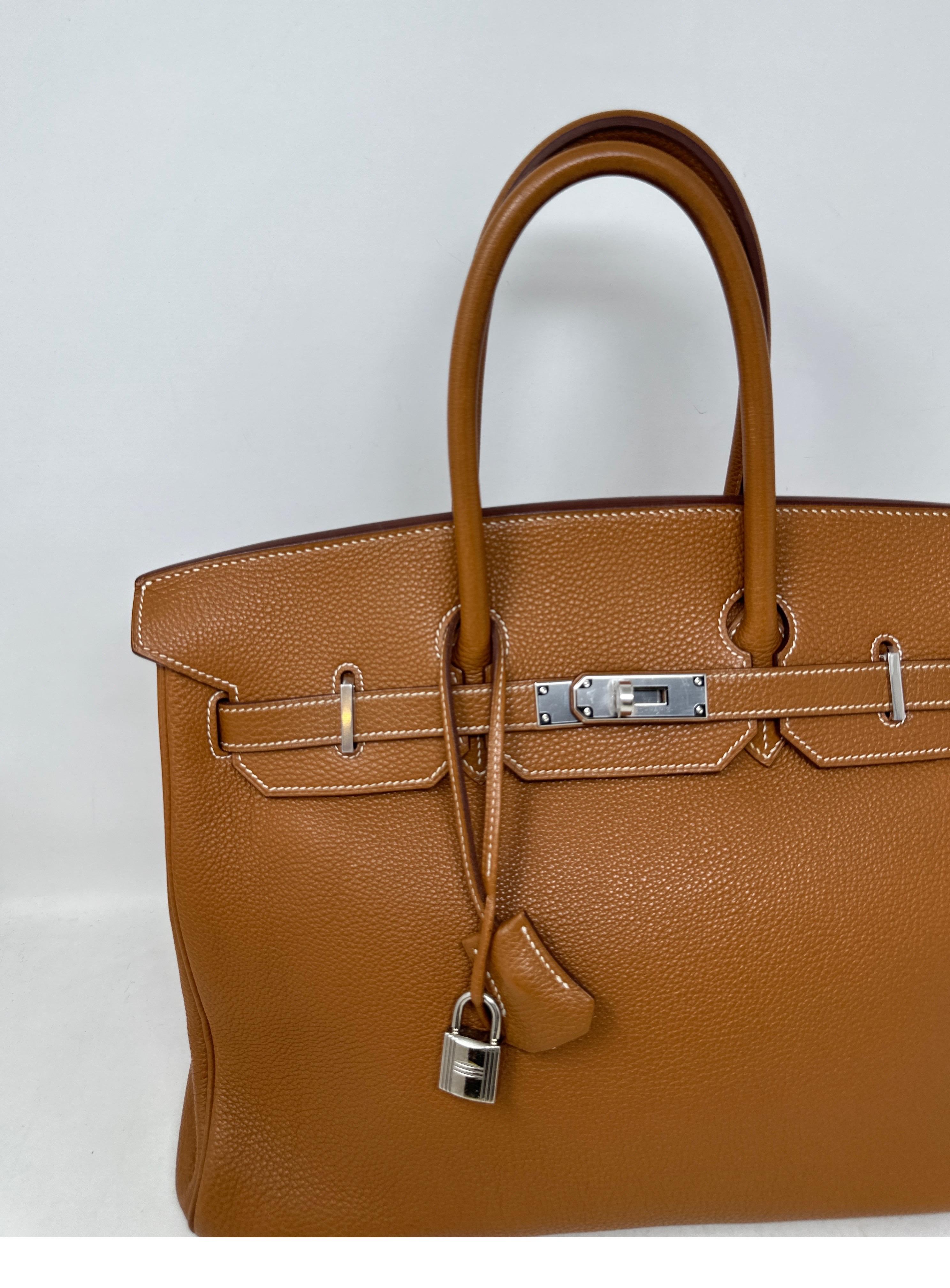 Hermes Gold Birkin 35 Bag 7