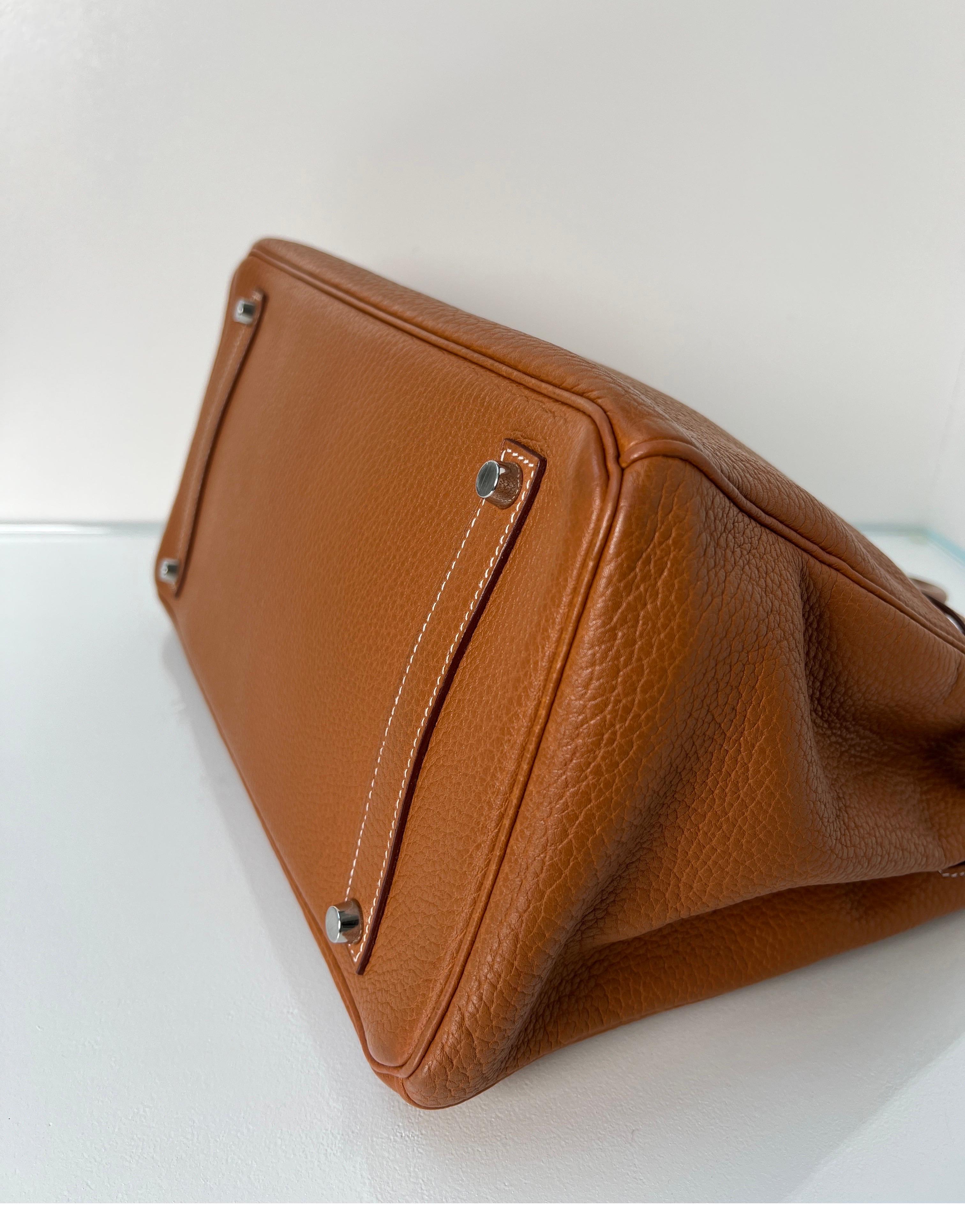 Hermes Gold Birkin 35 Bag 6