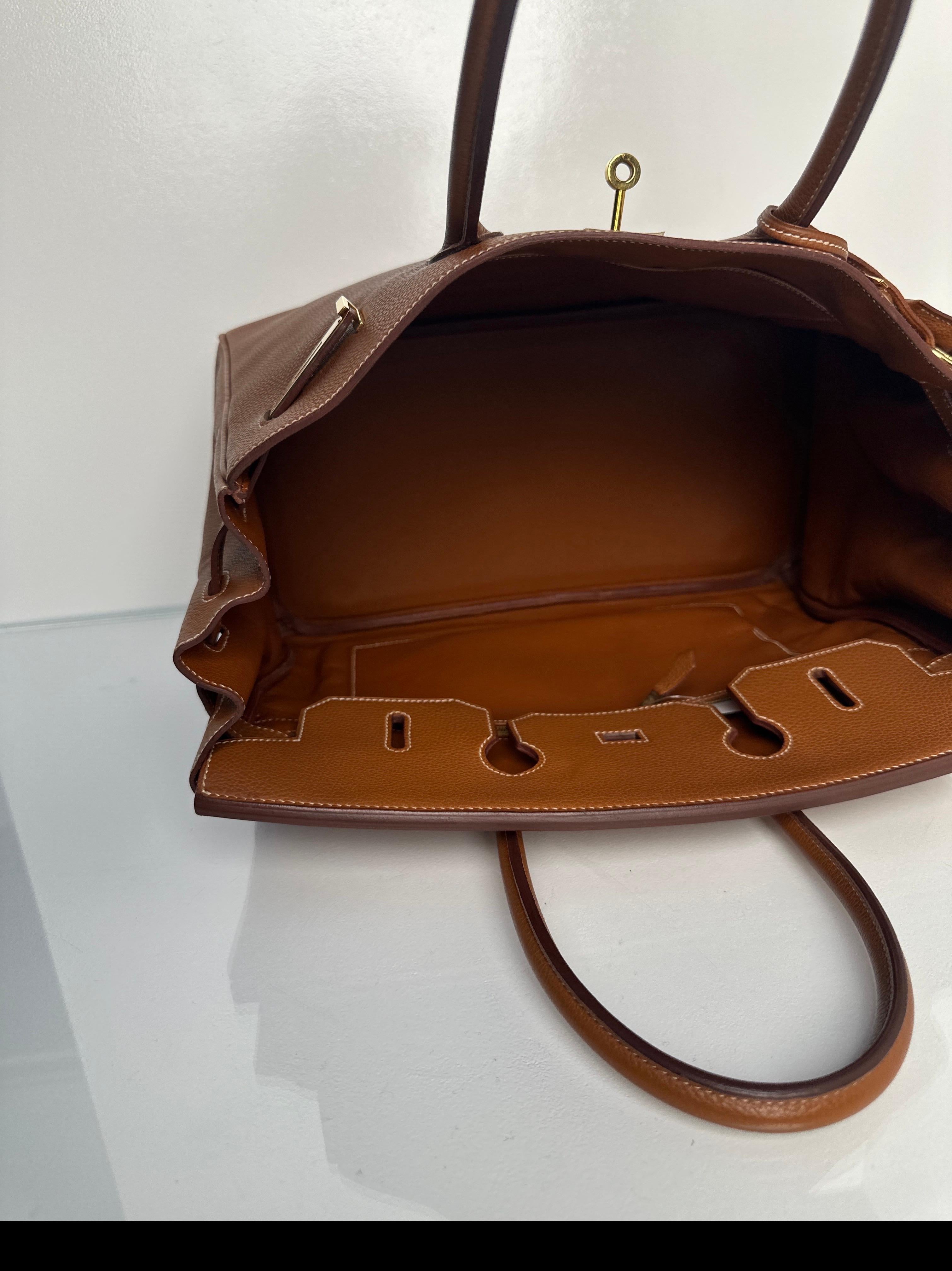 Hermes Gold Birkin 35 Bag 6