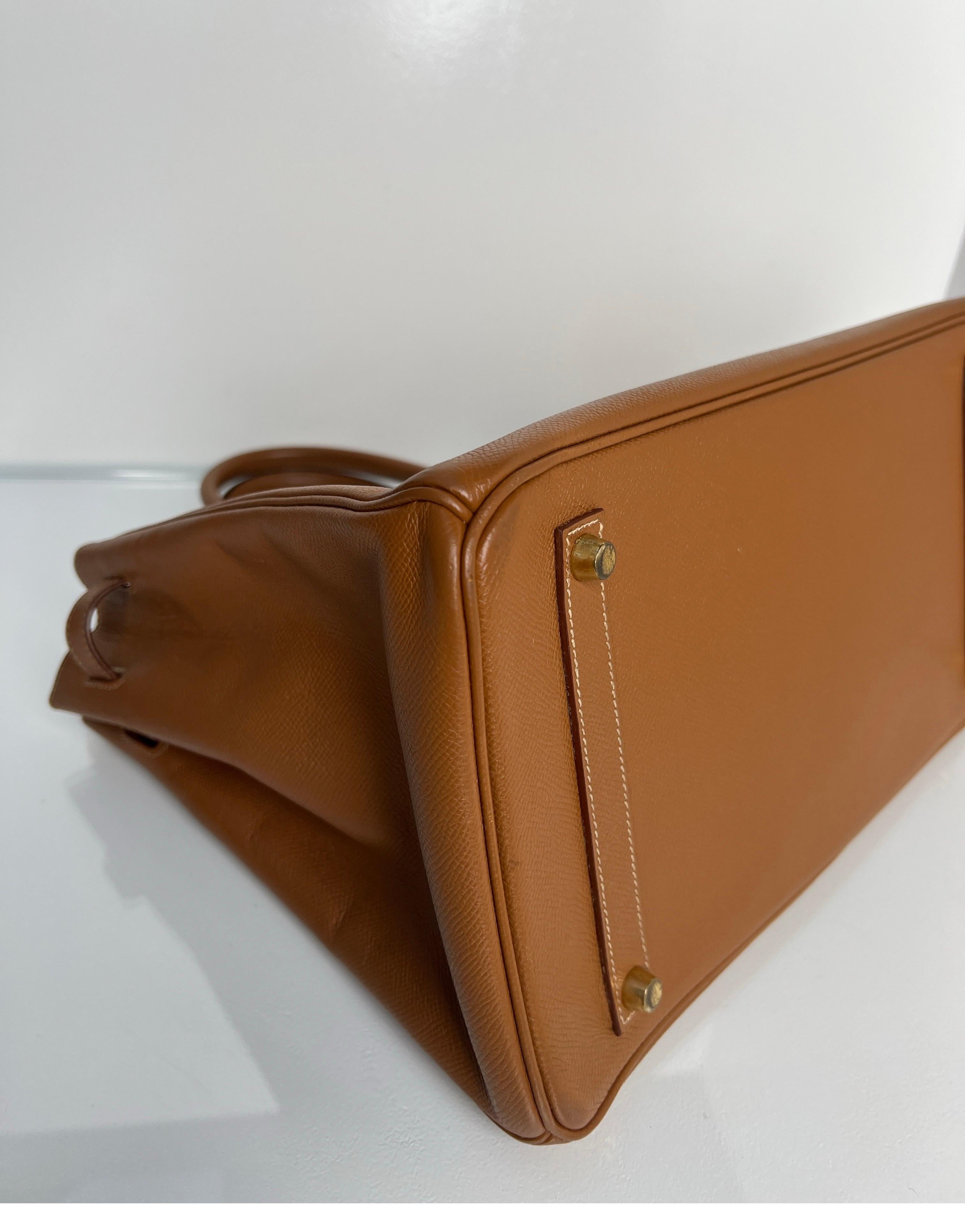 Hermes Gold Birkin 35 Bag 6