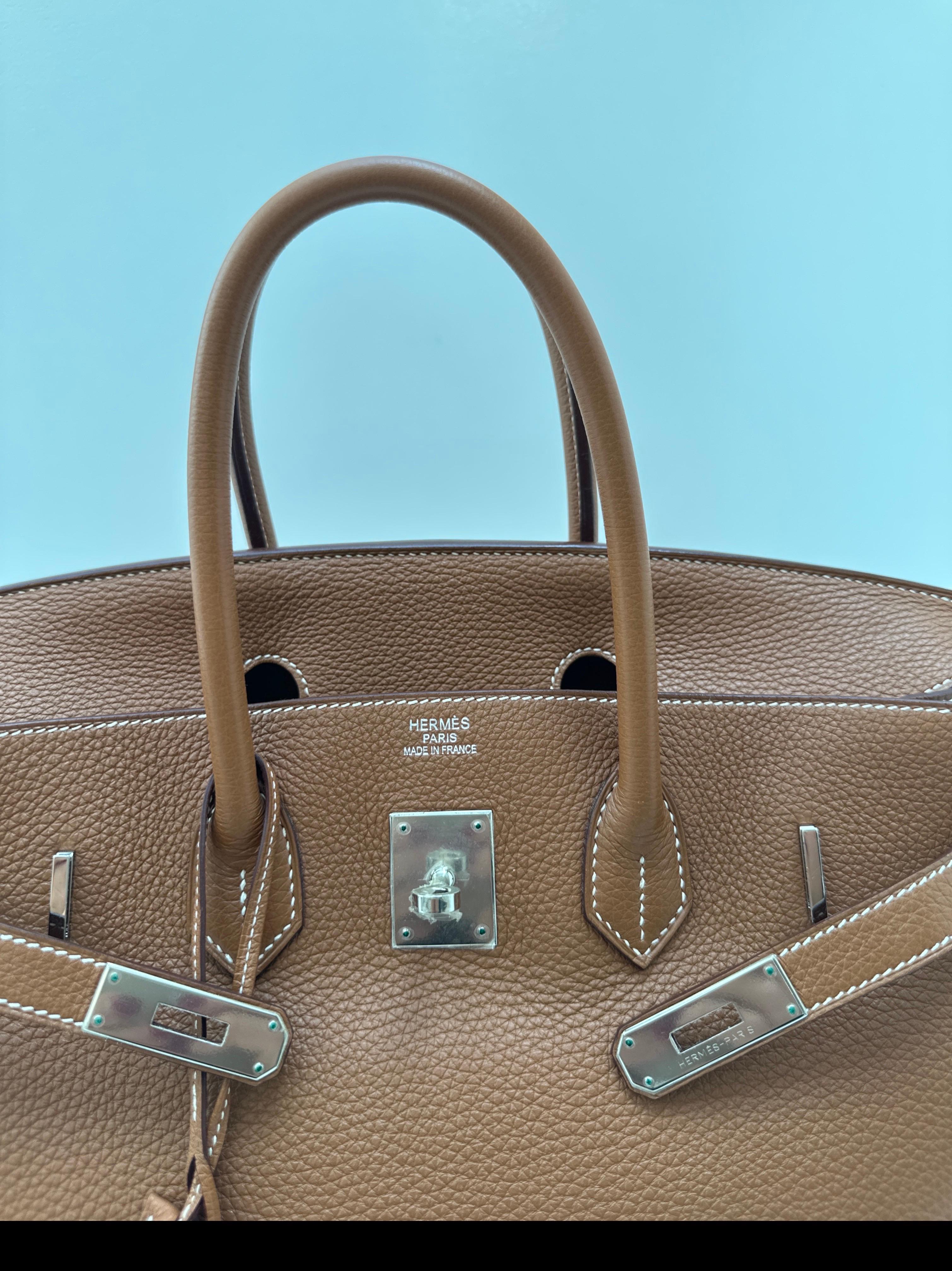 Hermes Gold Birkin 35 Bag 6