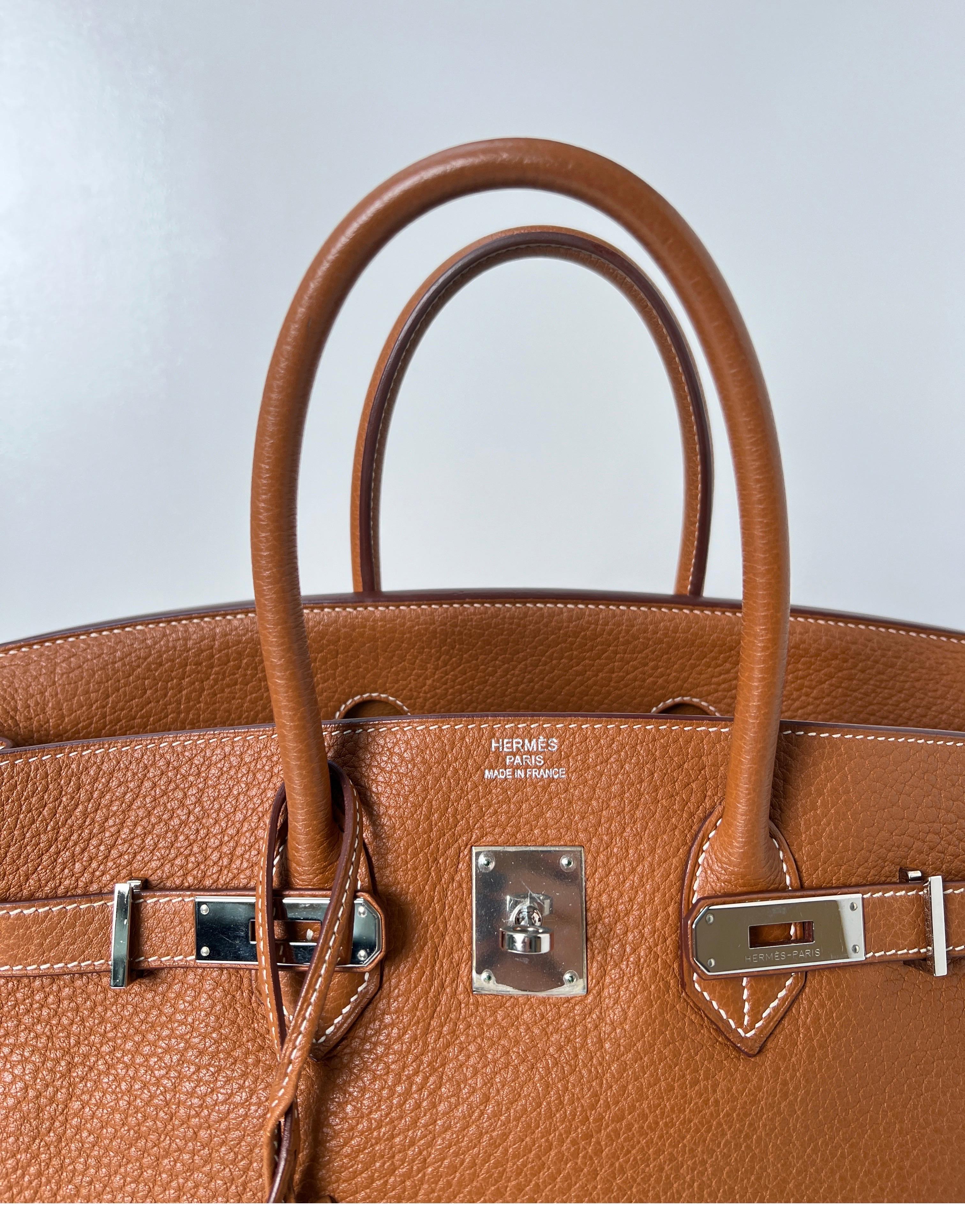 Hermes Gold Birkin 35 Bag 7