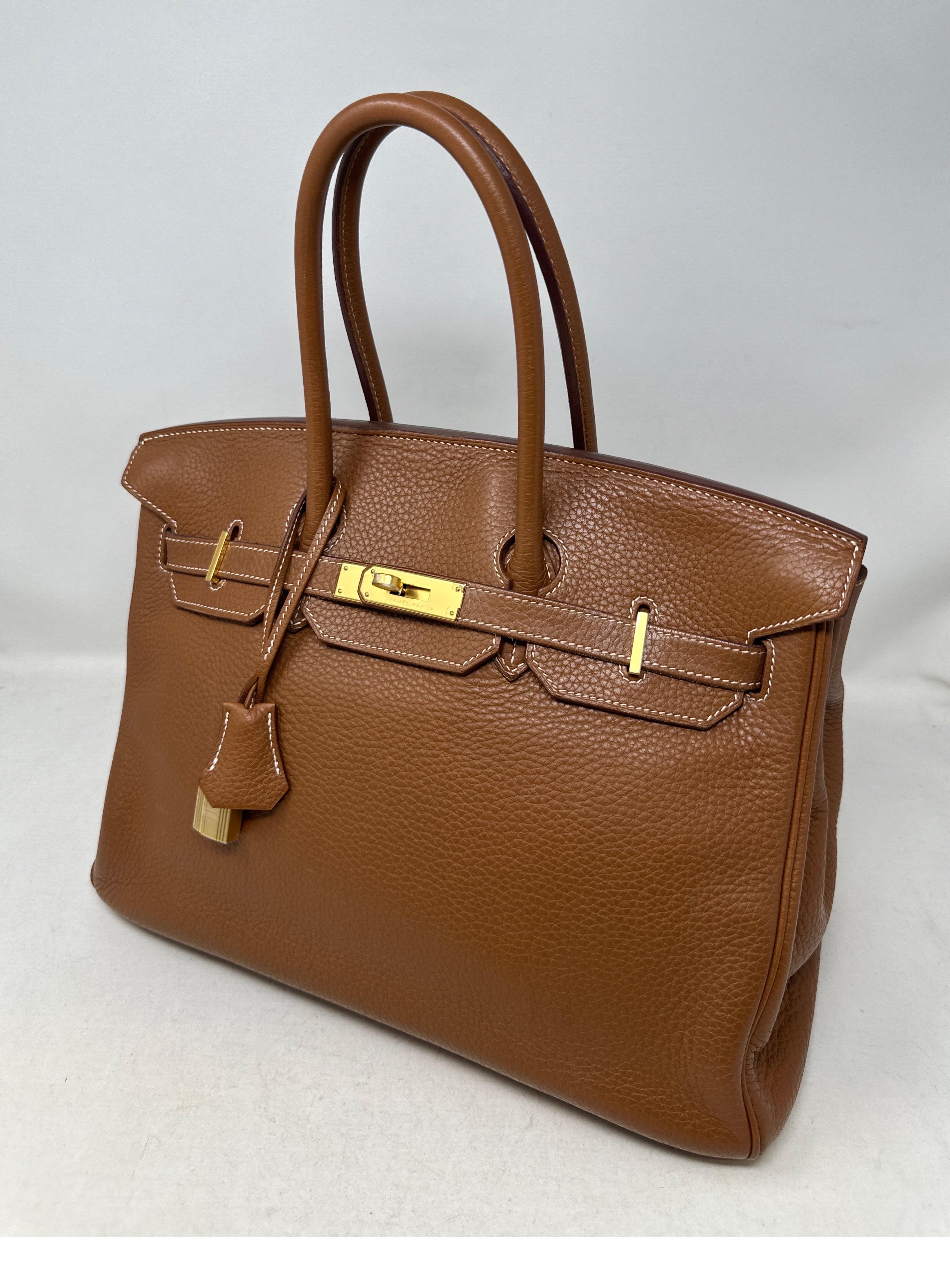 Hermes Gold Birkin 35 Bag  For Sale 10
