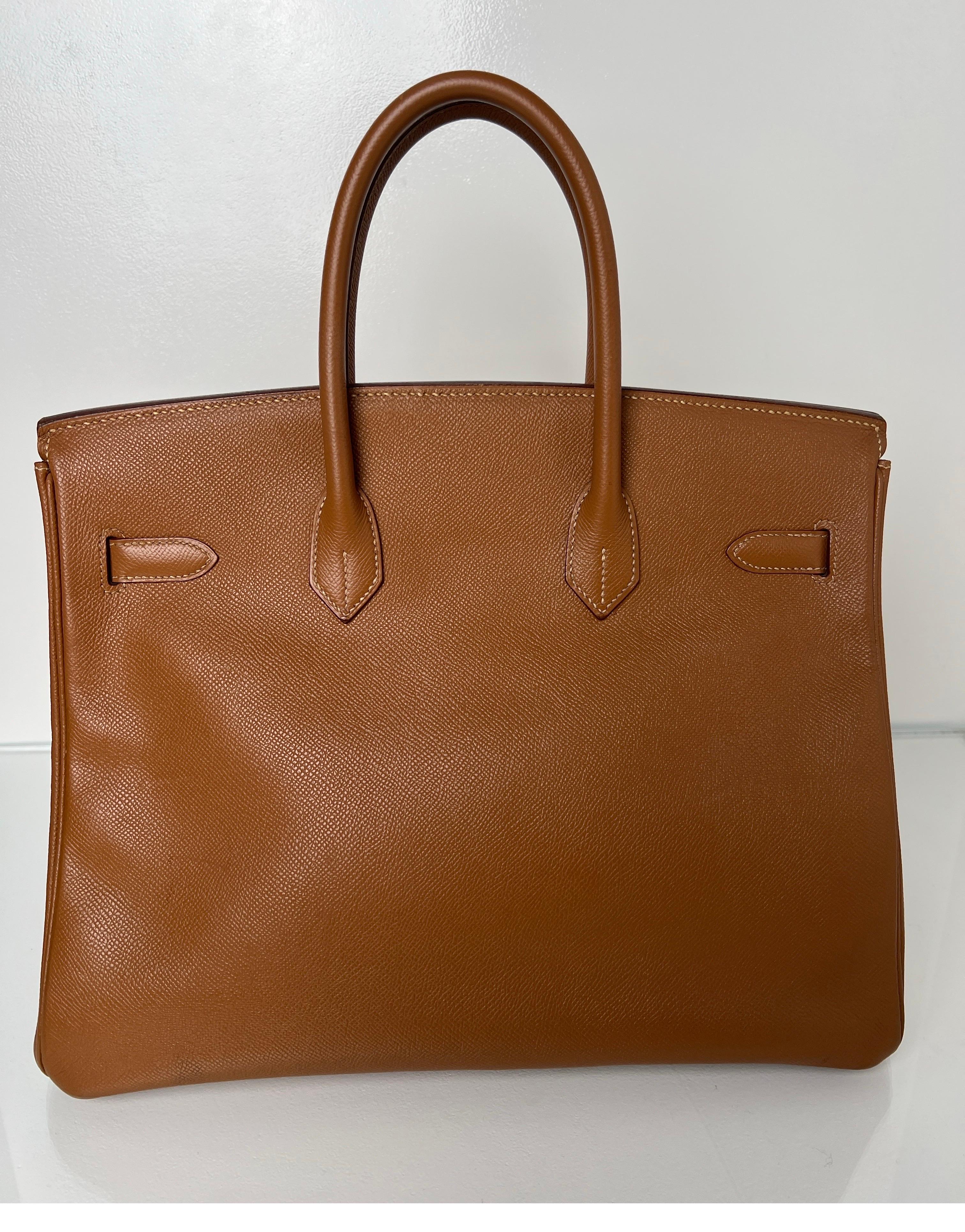 Hermes Gold Birkin 35 Bag 9