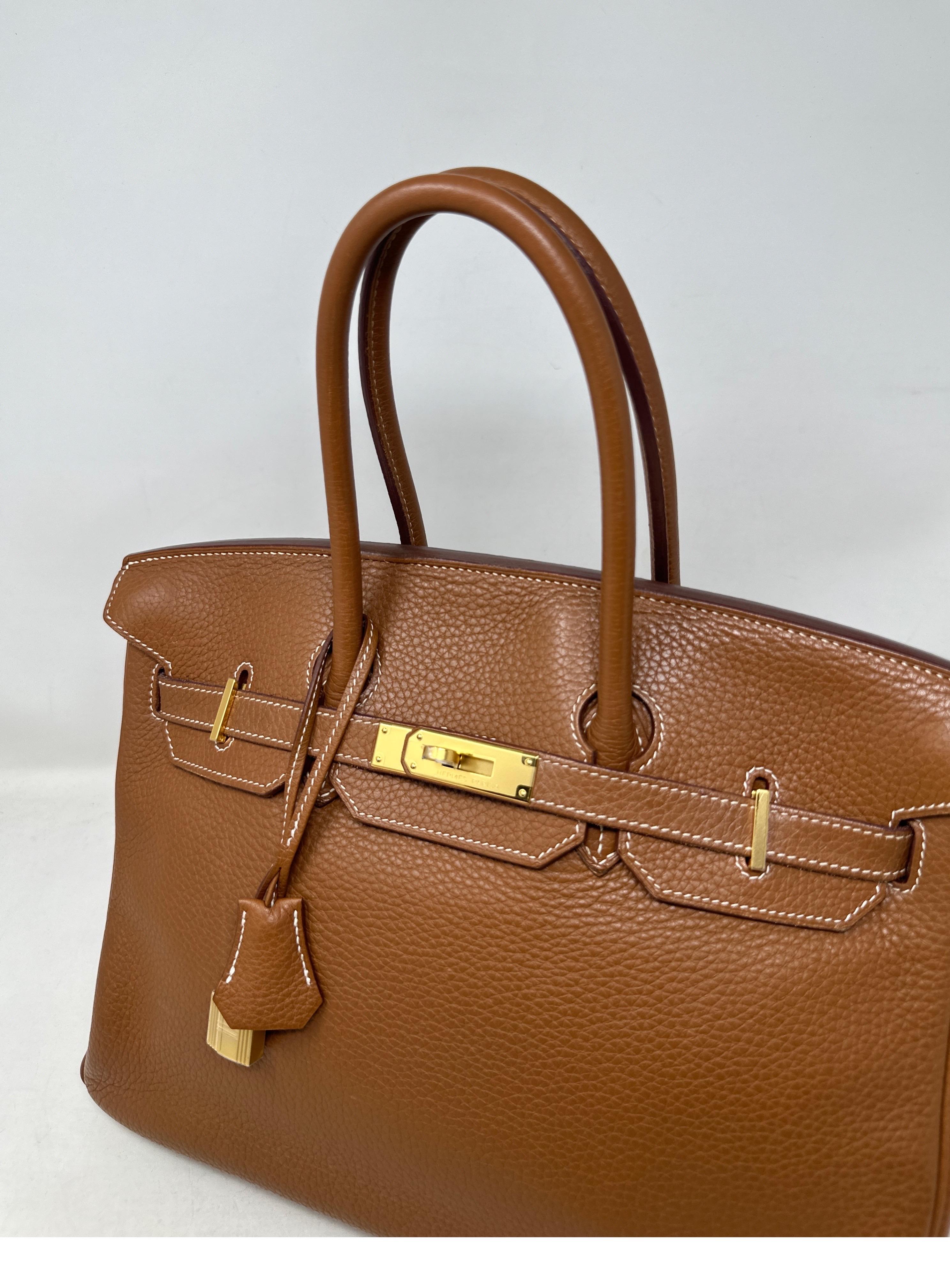 Hermes Gold Birkin 35 Bag  For Sale 11