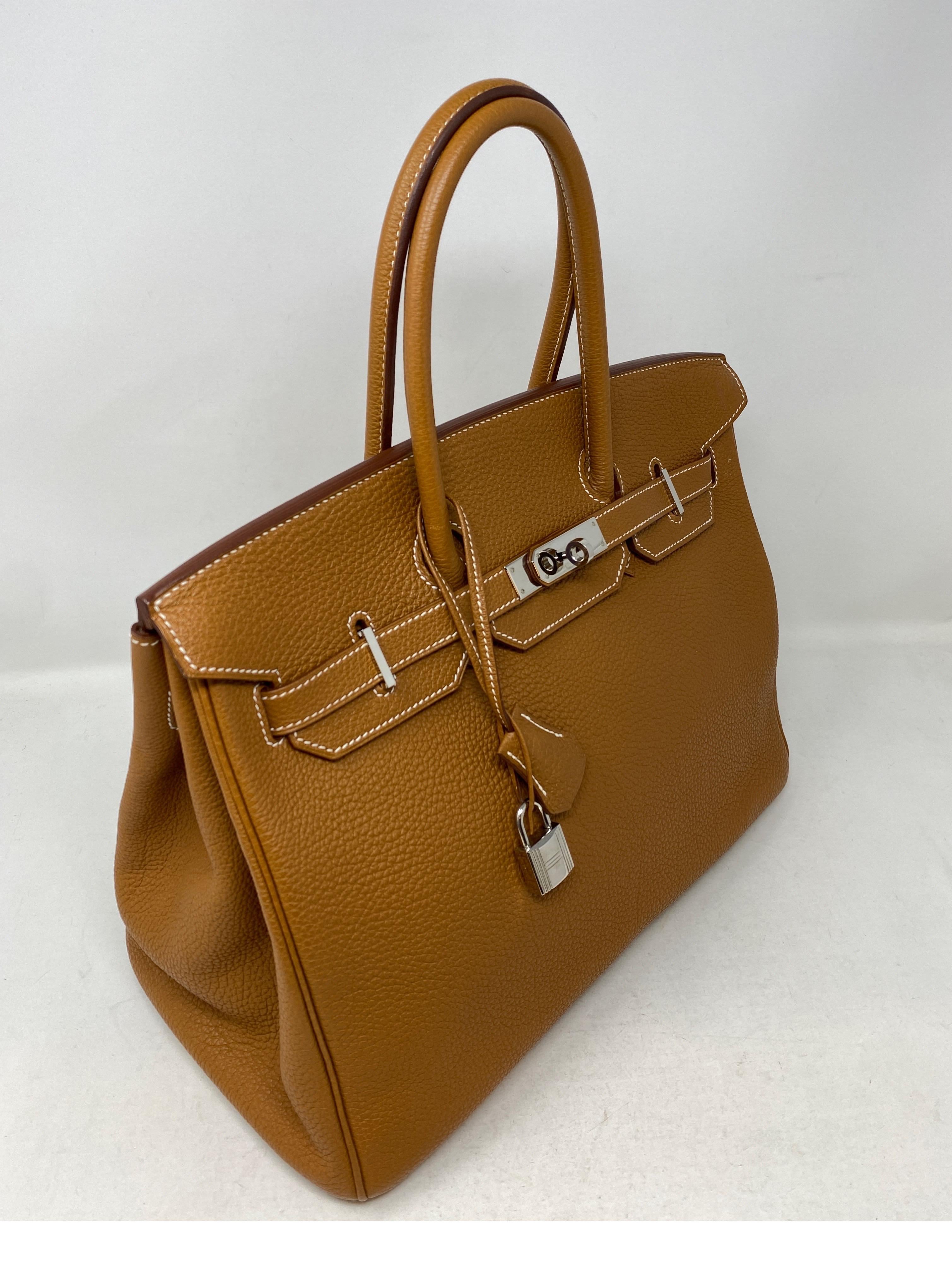 Hermes Gold Birkin 35 Bag 8