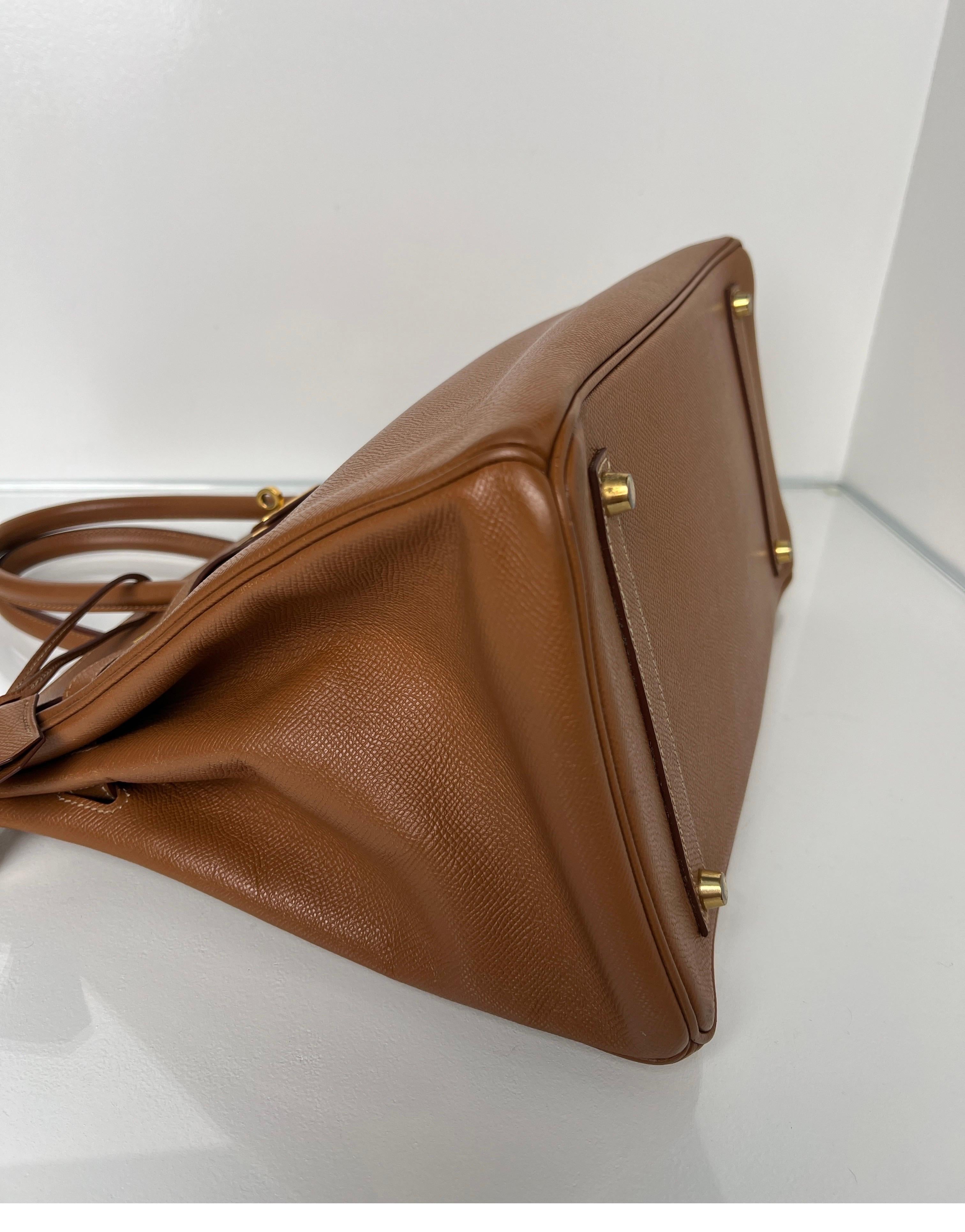 Hermes Gold Birkin 35 Bag 11