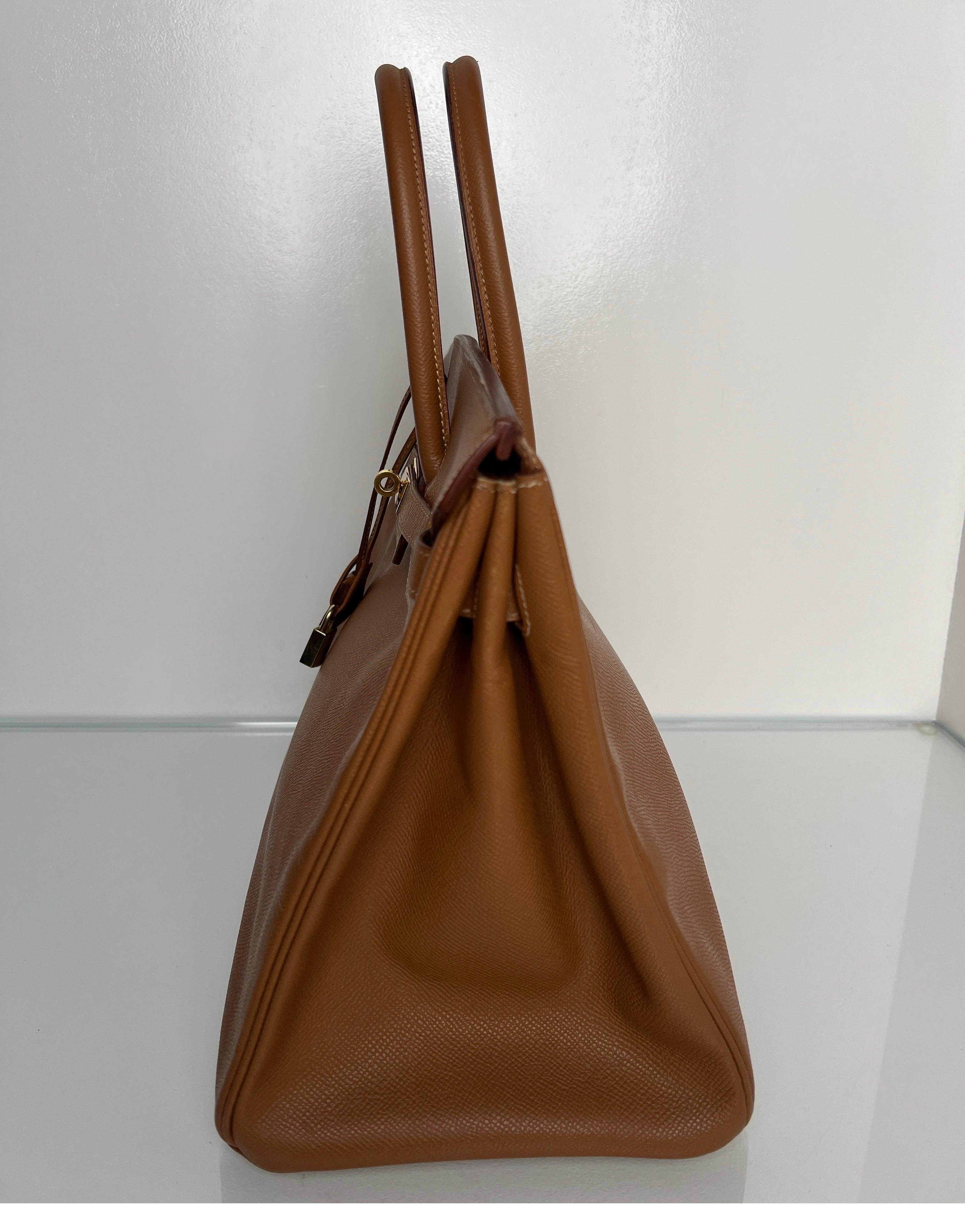 Hermes Gold Birkin 35 Bag 11
