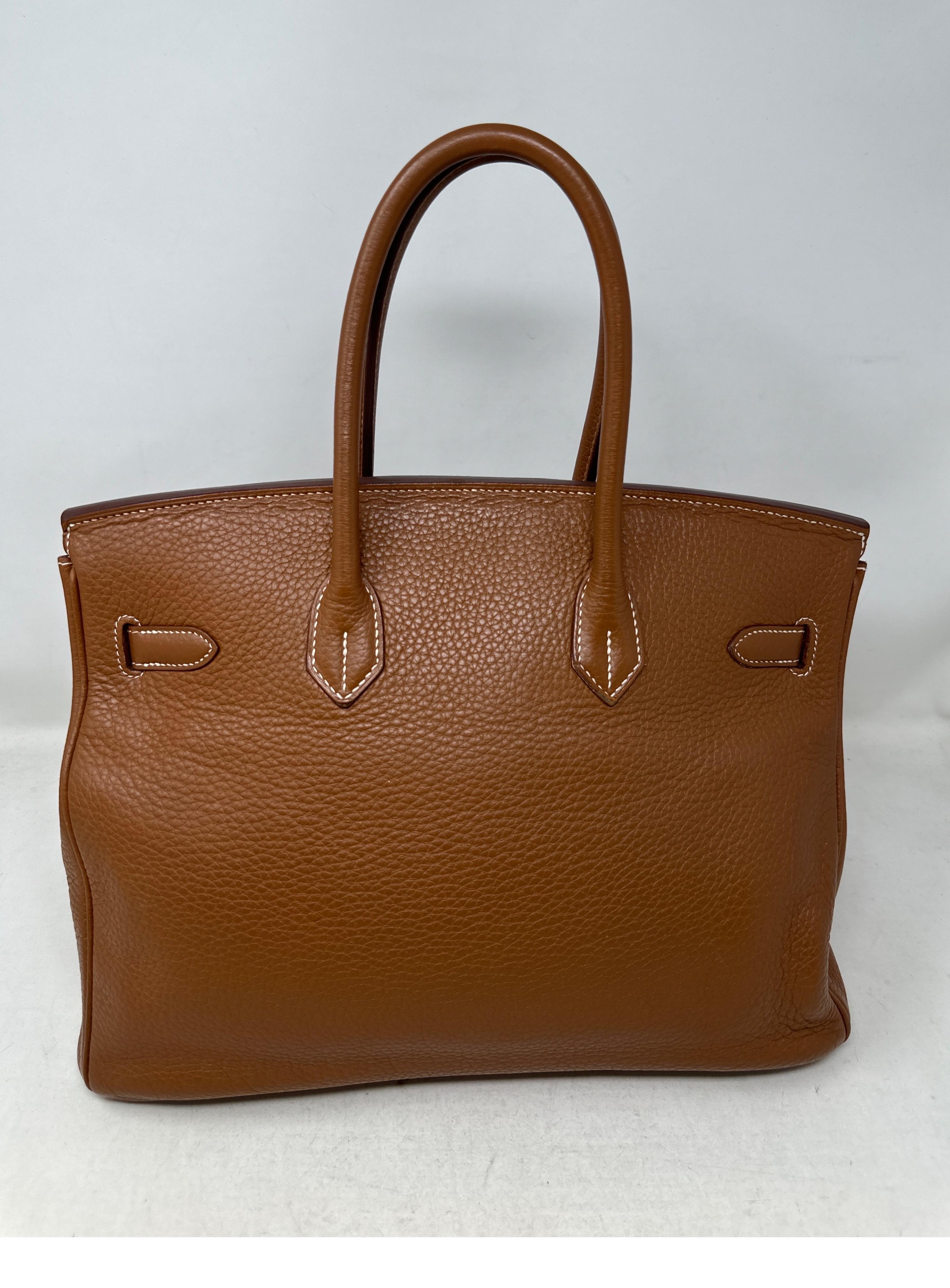 Hermes Gold Birkin 35 Bag  For Sale 13