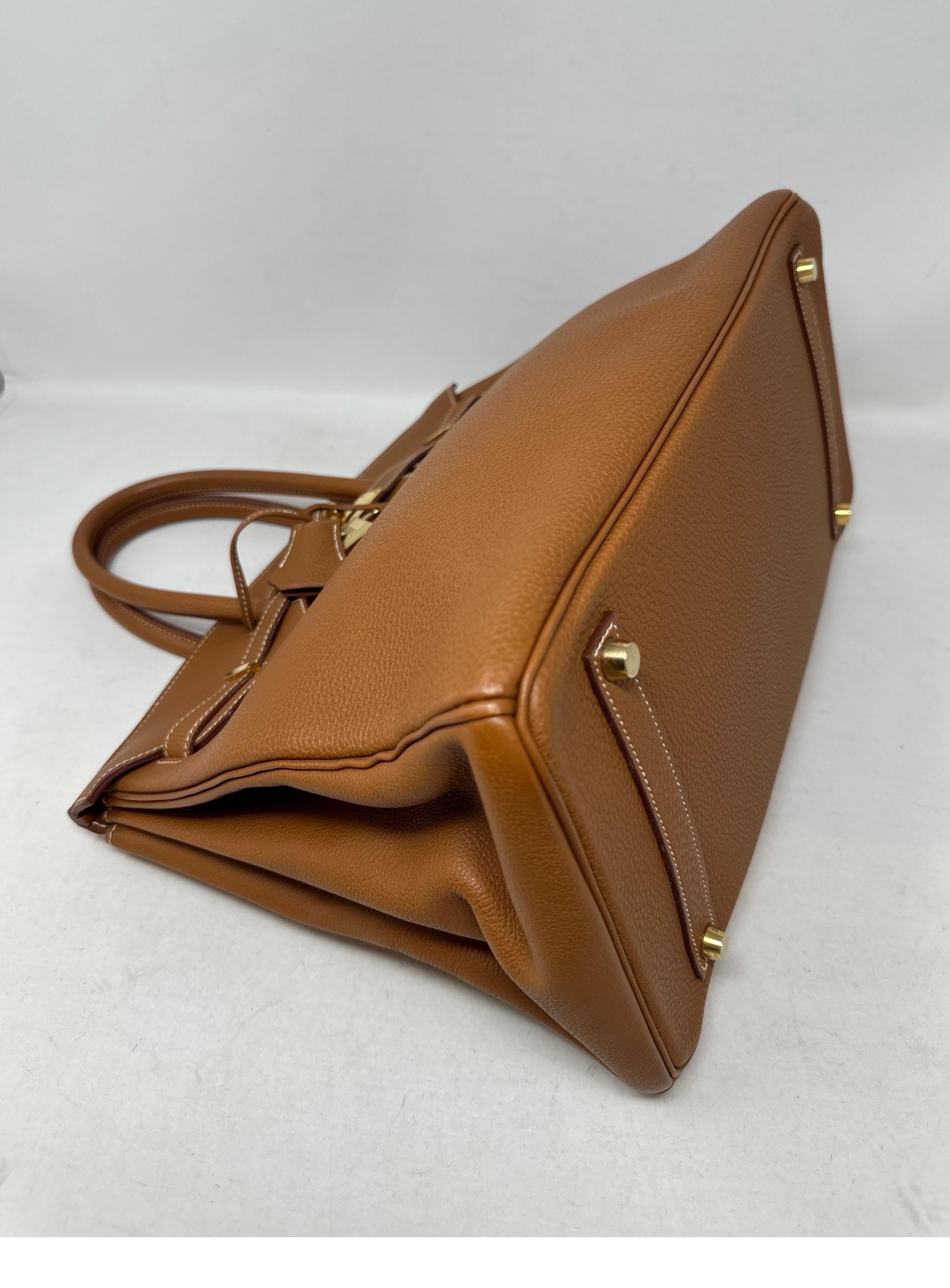 Hermes Gold Birkin 35 Bag 11