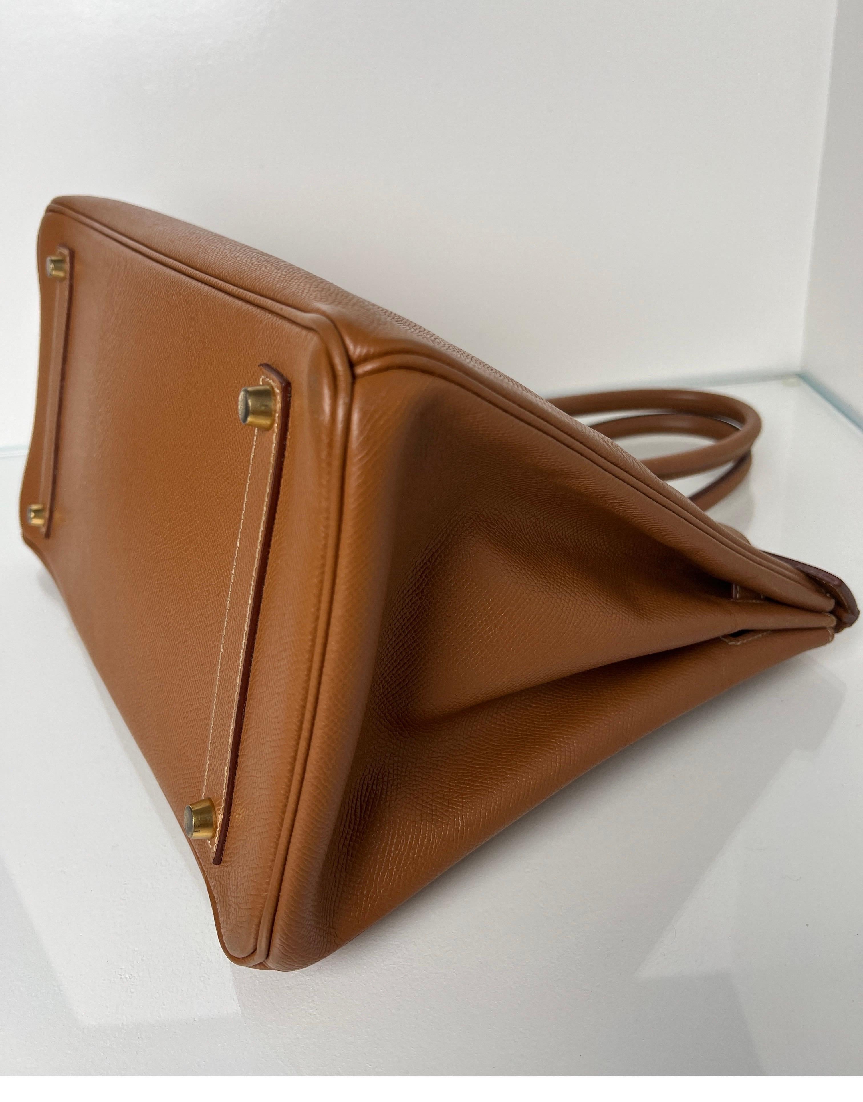 Hermes Gold Birkin 35 Bag 12