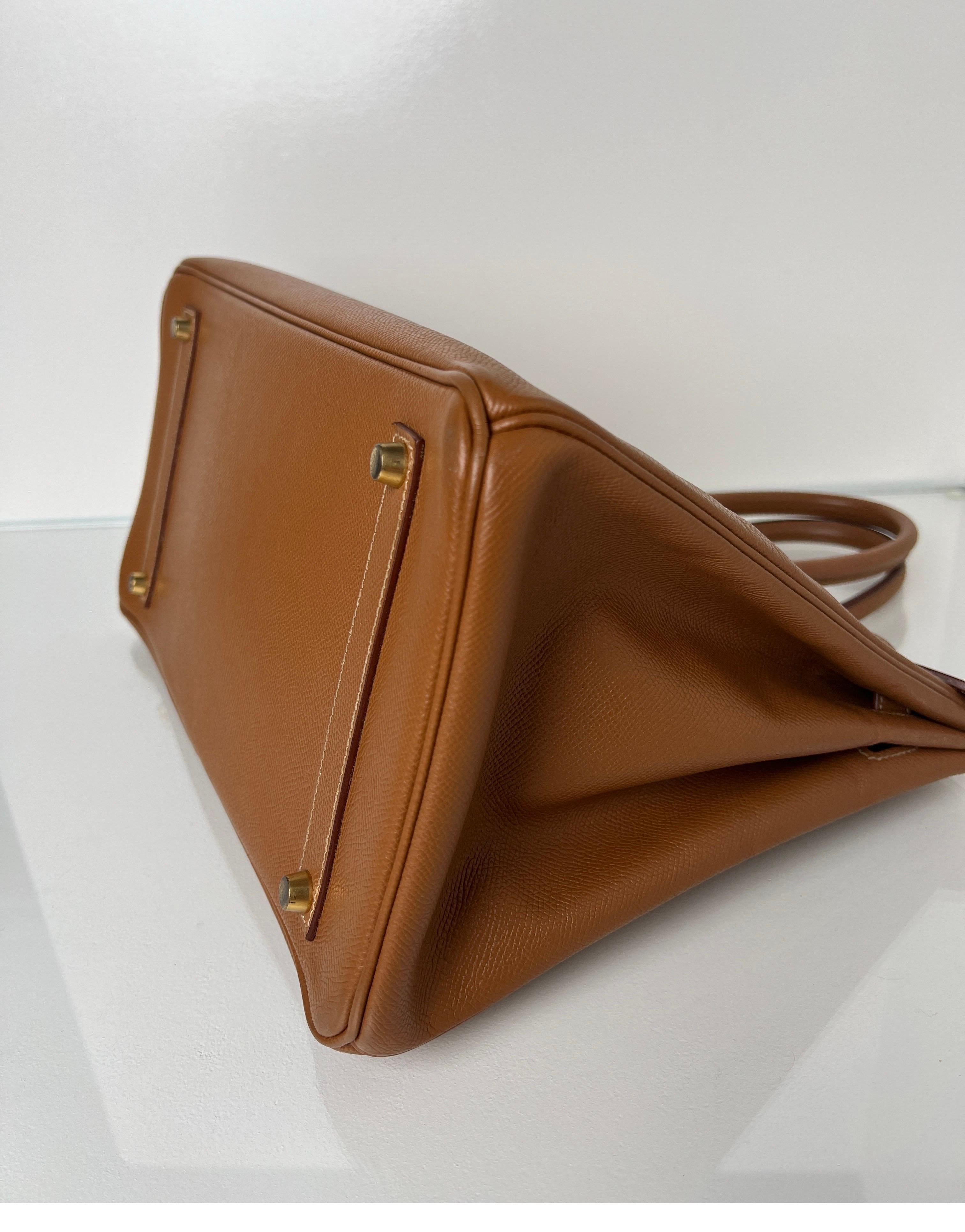 Hermes Gold Birkin 35 Bag 13