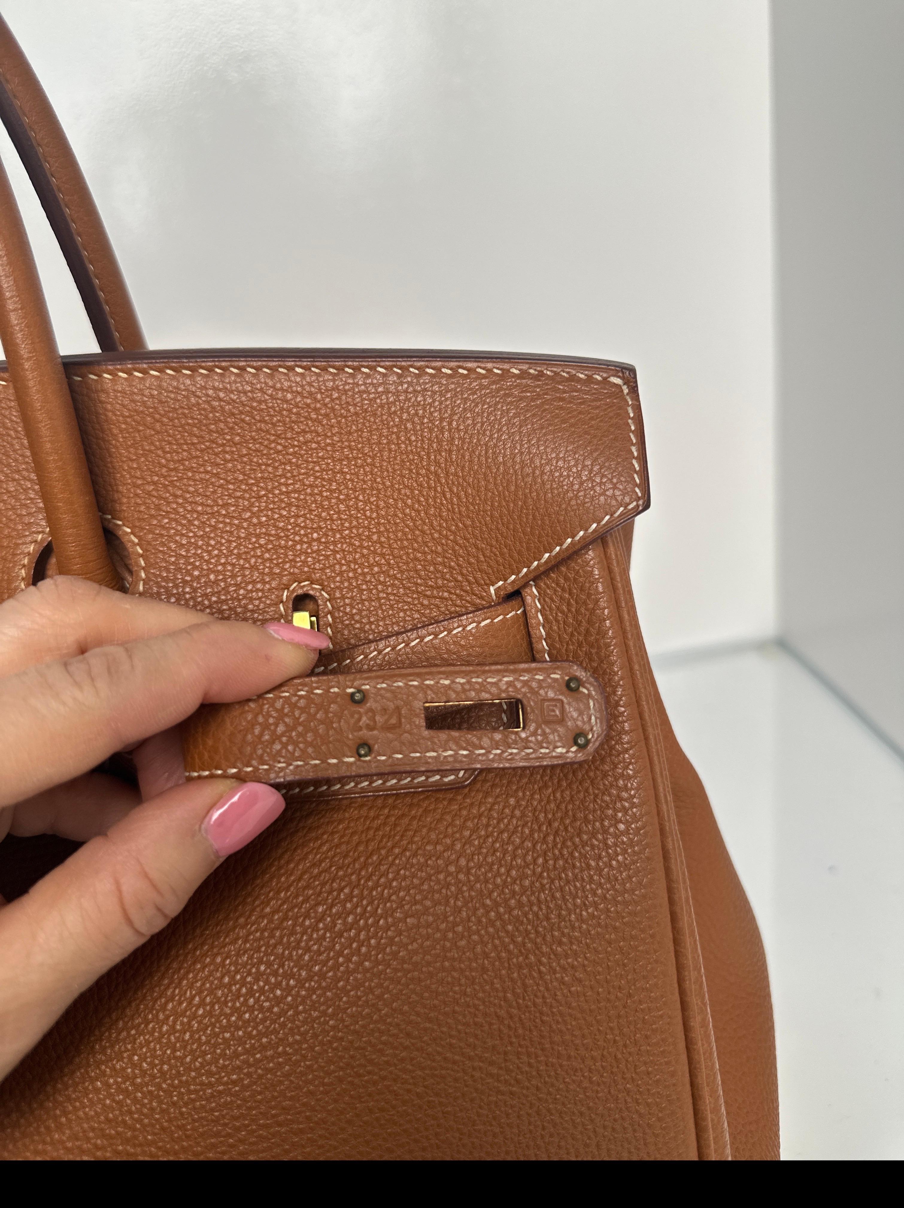 Hermes Gold Birkin 35 Bag 13