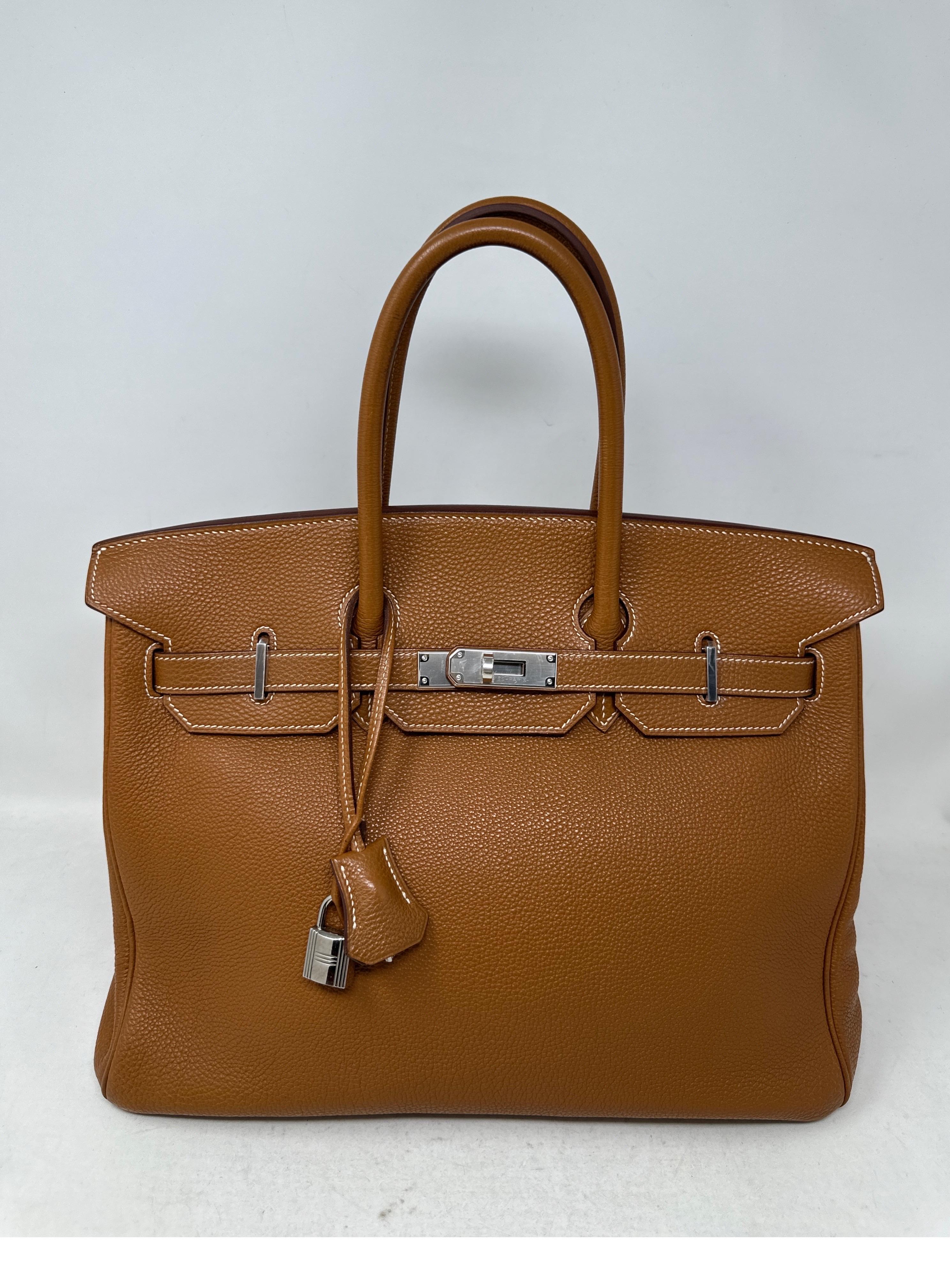 Hermes Gold Birkin 35 Bag 15