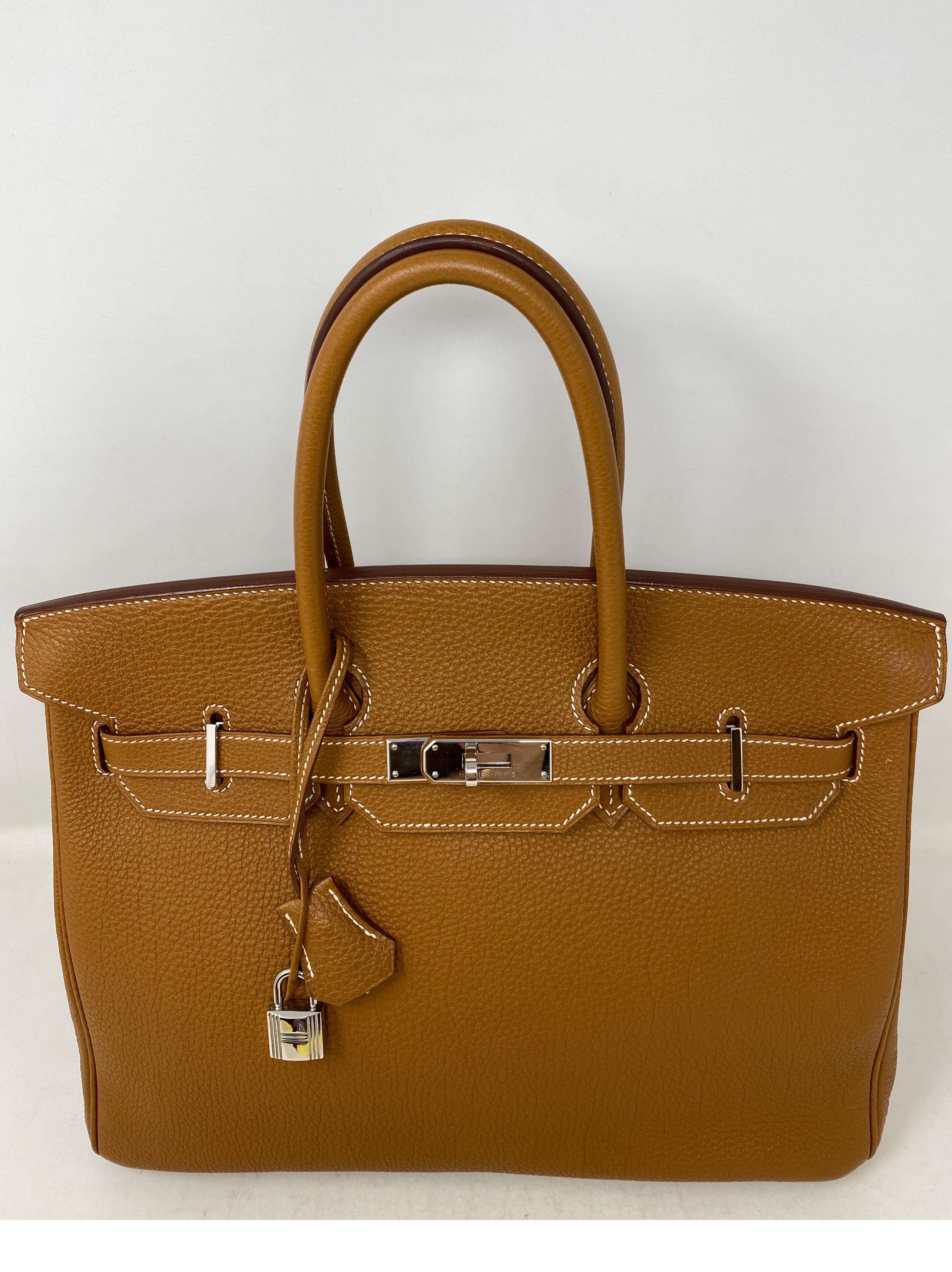 Hermes Gold Birkin 35 Bag 12