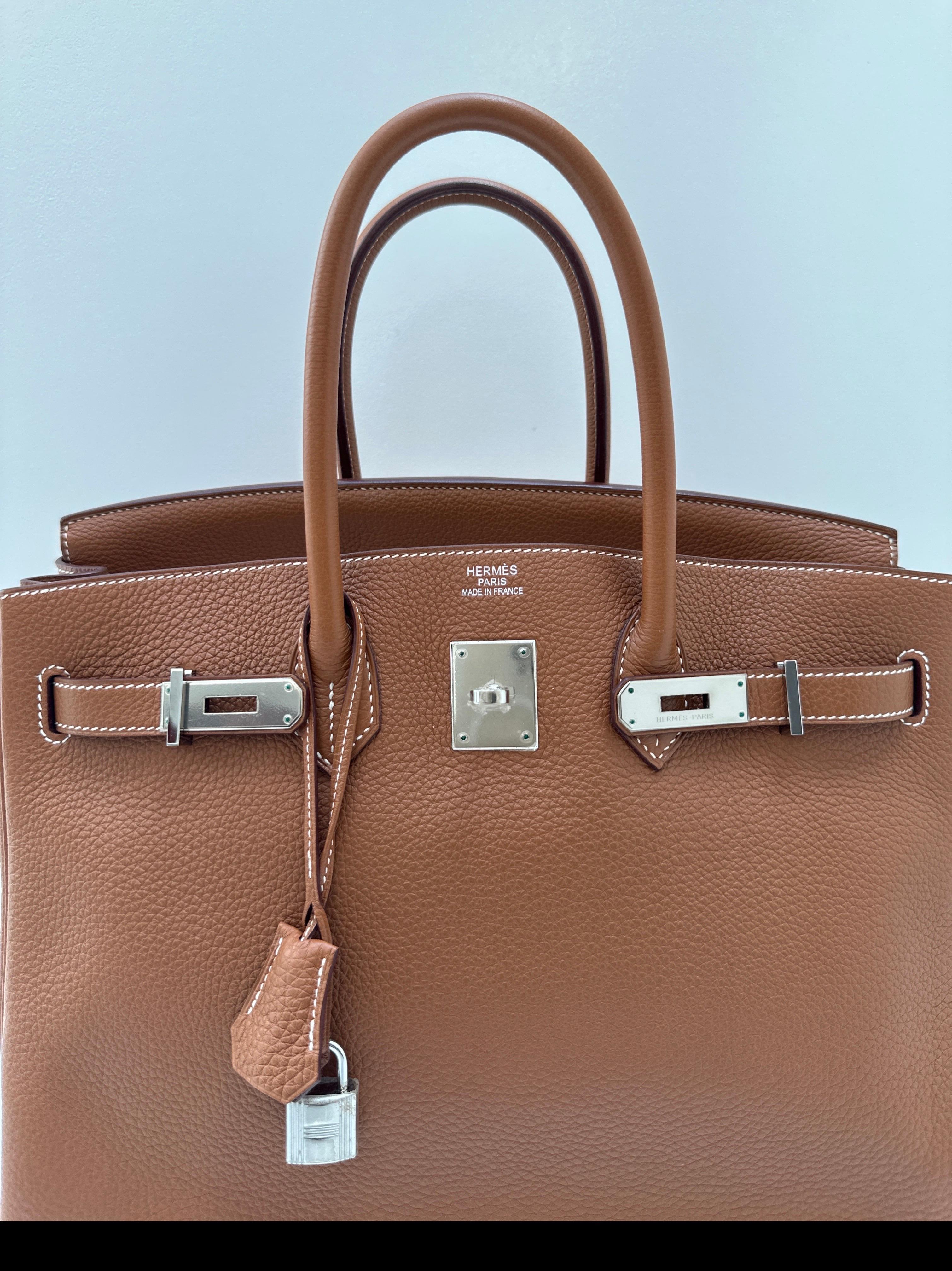 Hermes Gold Birkin 35 Bag 15