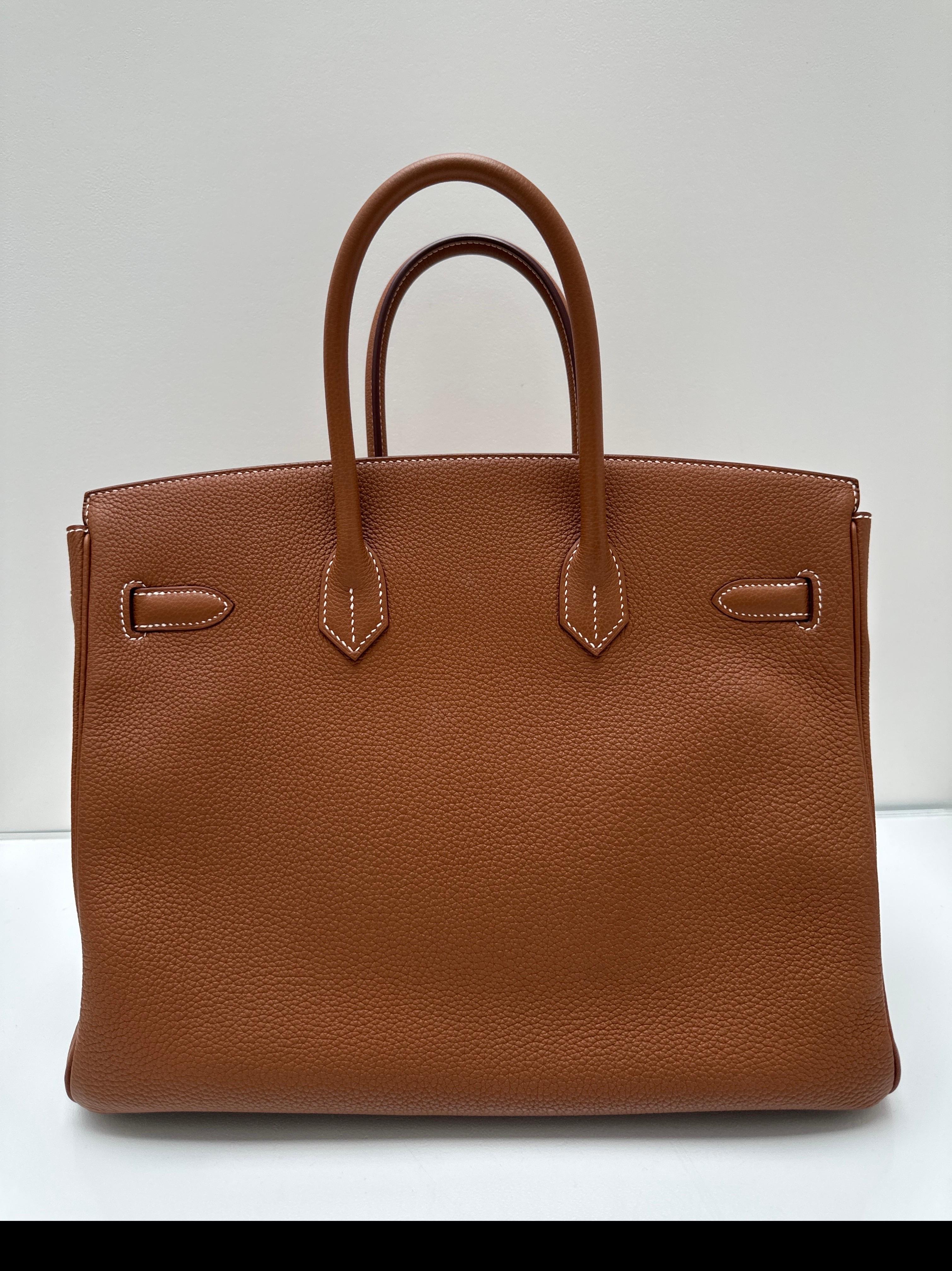 Borsa Birkin 35 in oro di Hermes In condizioni ottime in vendita a Athens, GA