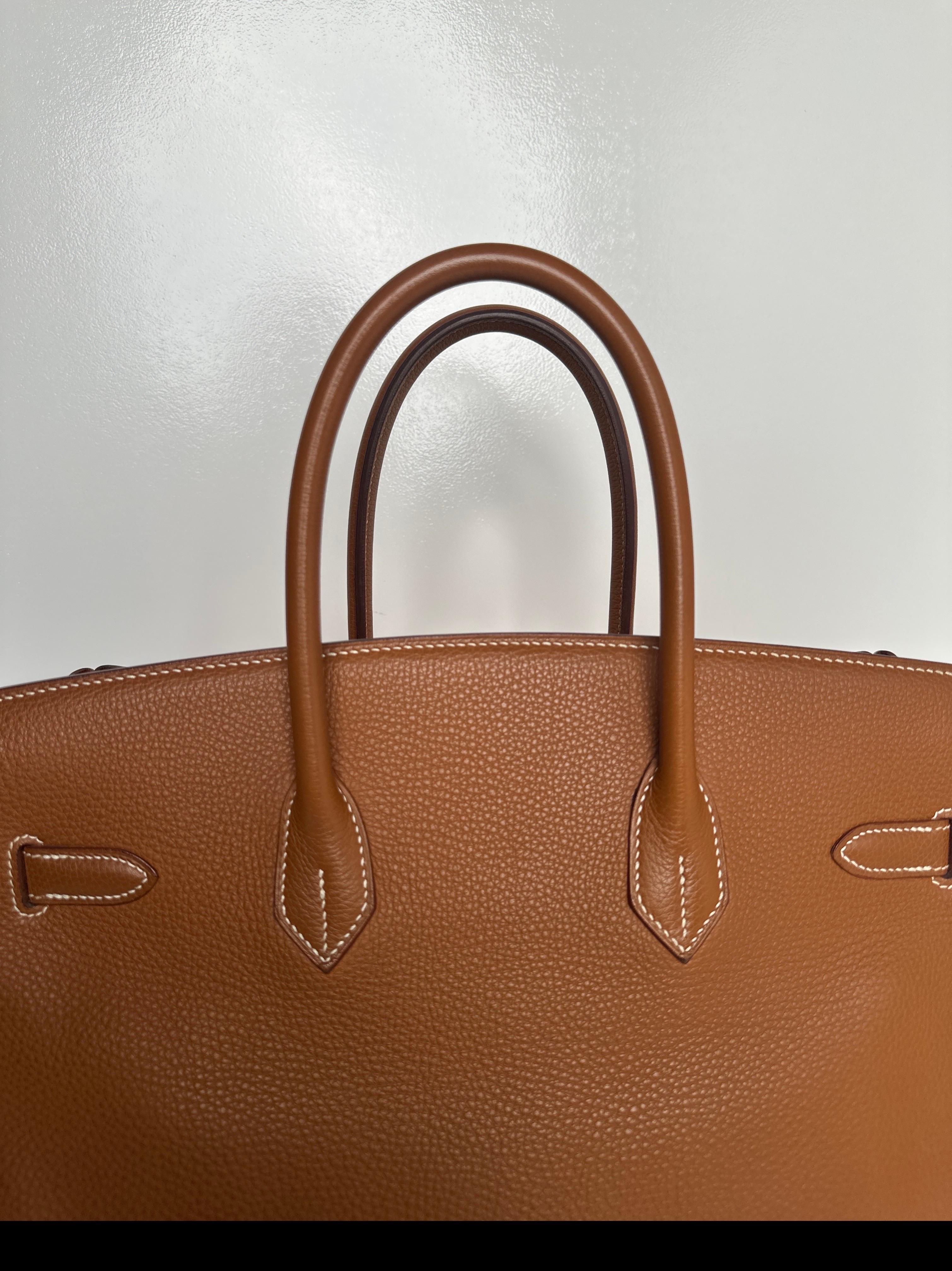 Women's or Men's Hermes Gold Birkin 35 Bag