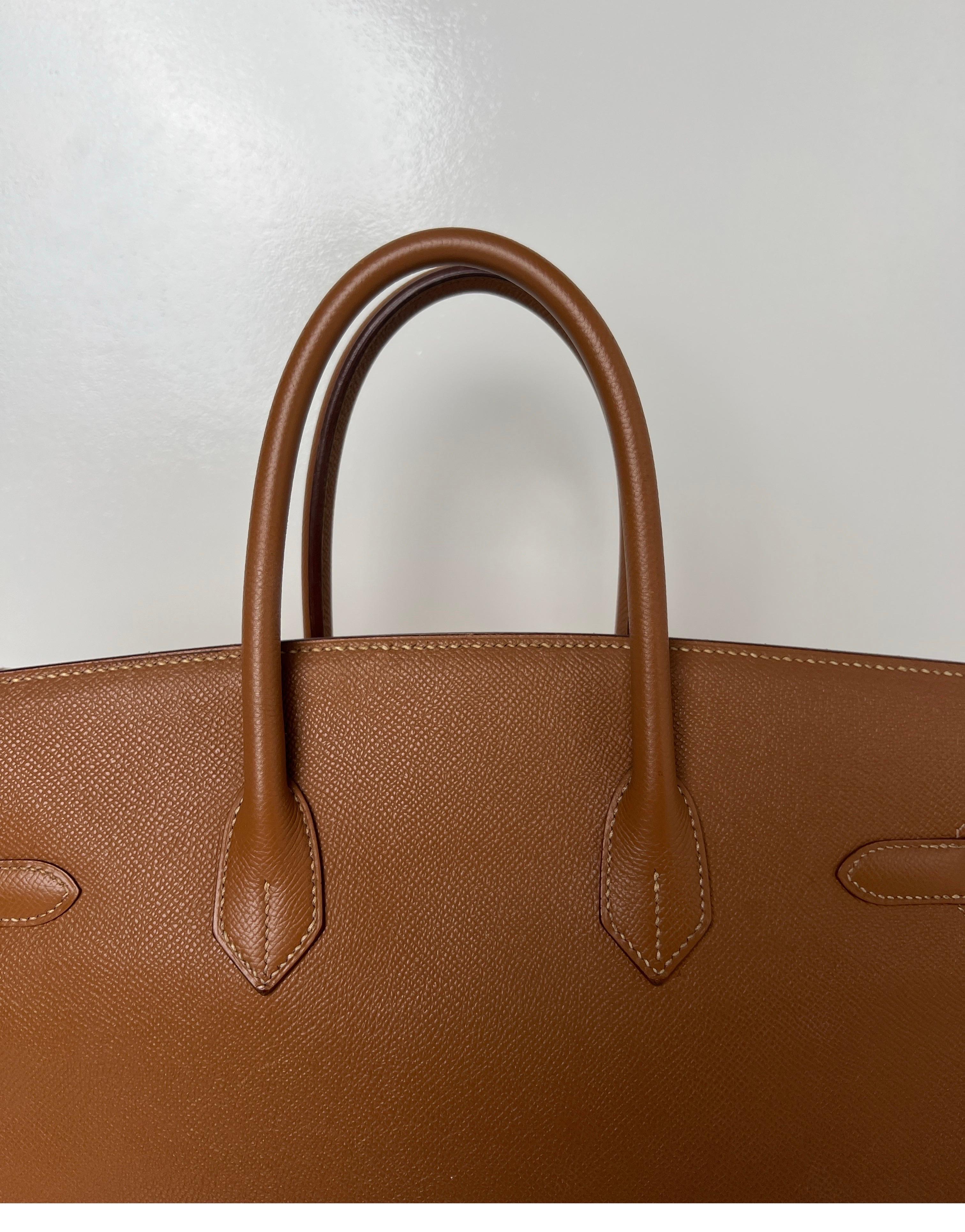 Hermes Gold Birkin 35 Bag 1