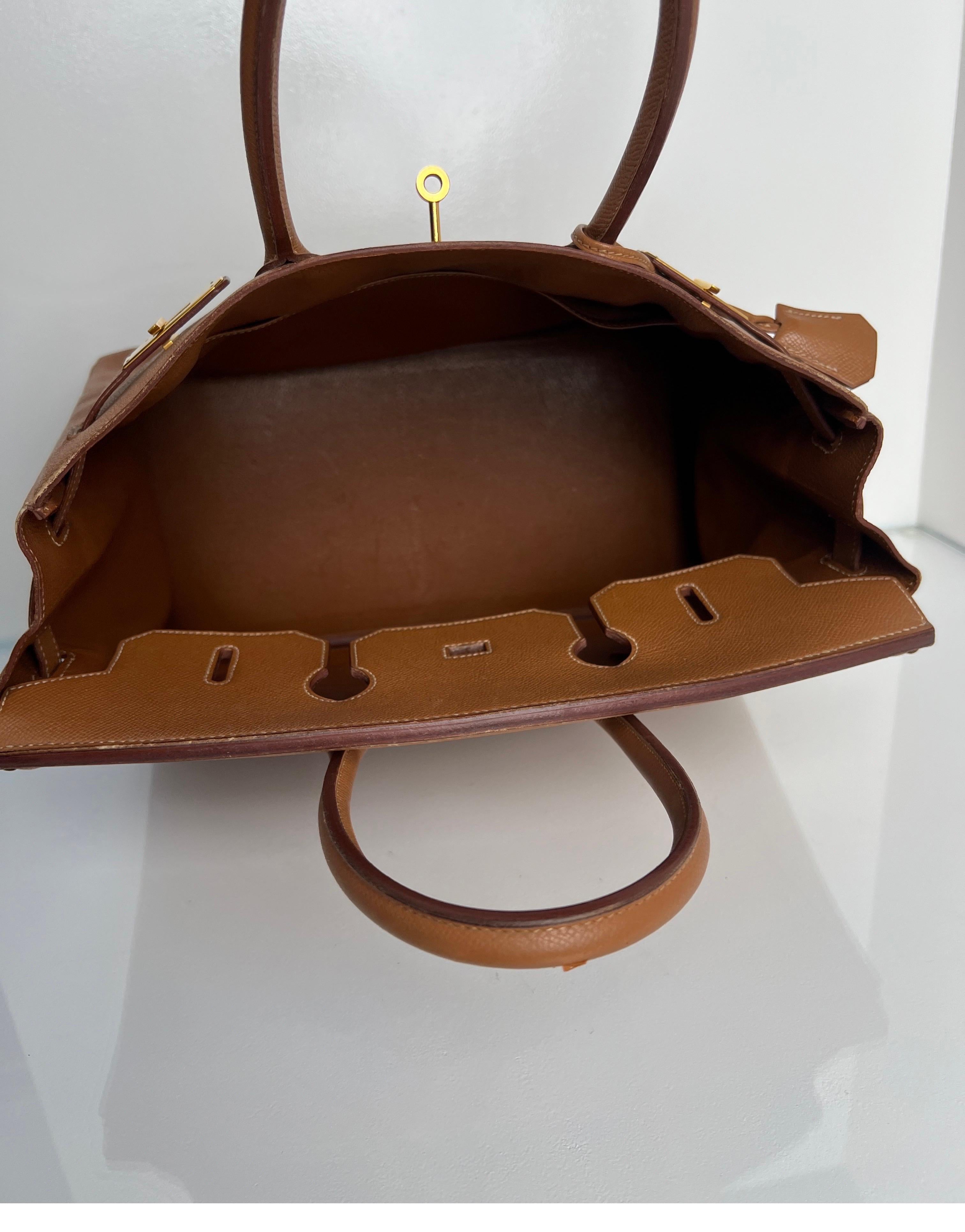 Hermes Gold Birkin 35 Bag 1