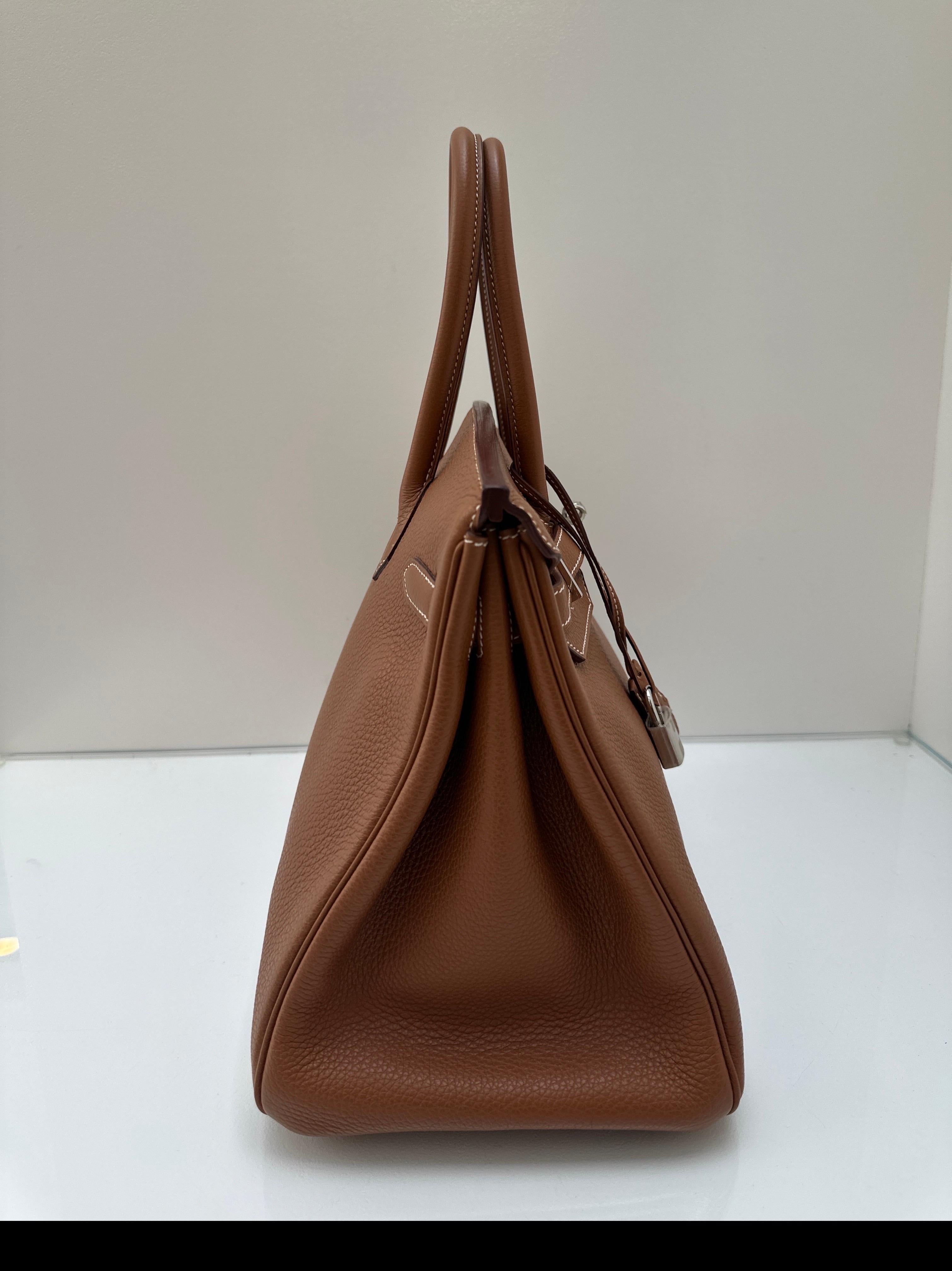 Hermes Gold Birkin 35 Bag 1