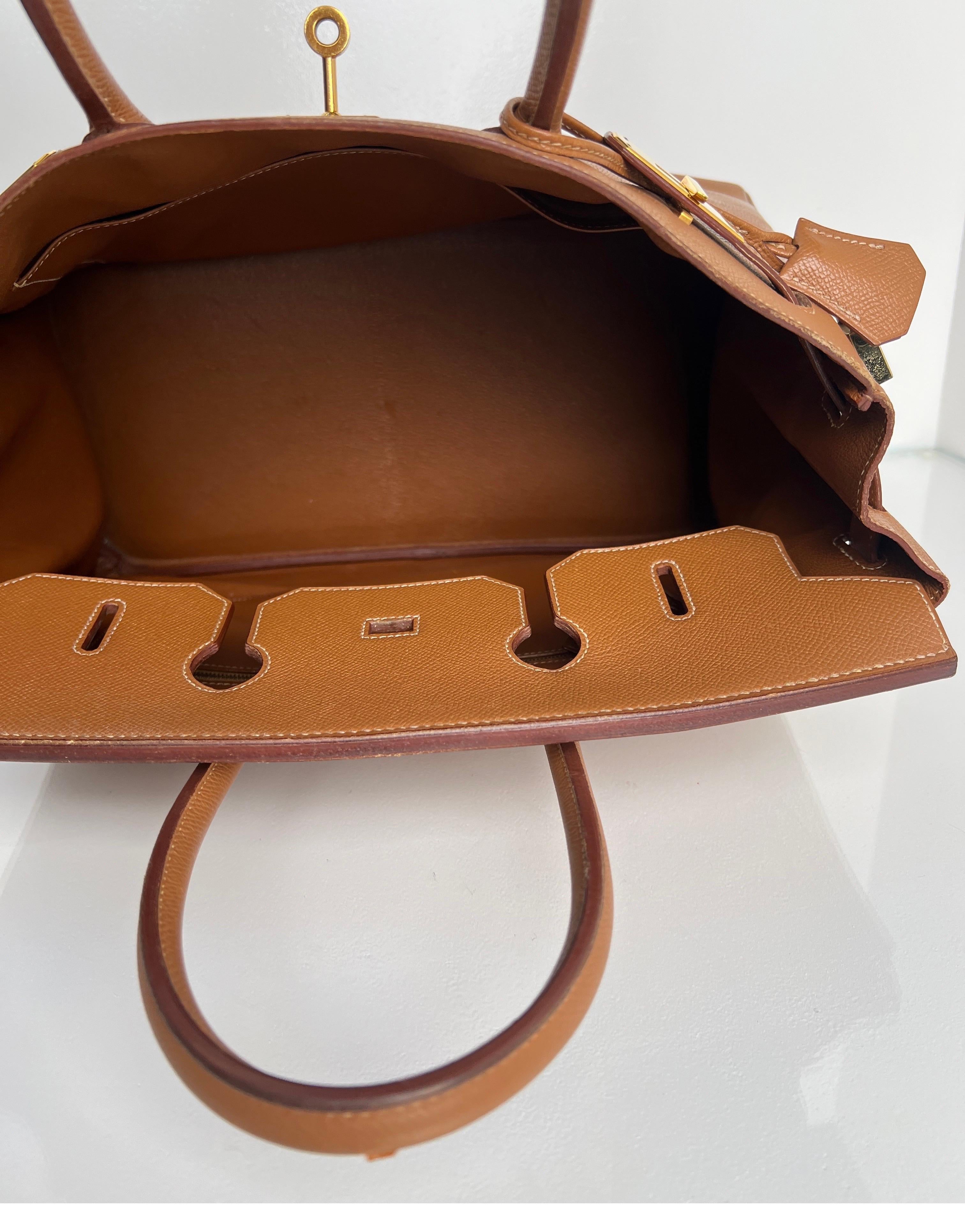 Hermes Gold Birkin 35 Bag 3