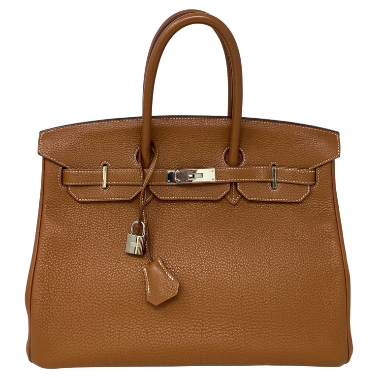 Hermès Gold Birkin 35 Bag  For Sale