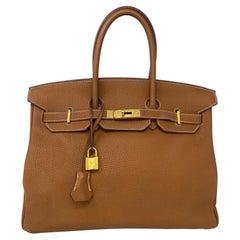 Hermes Gold Birkin 35 Gold Hardware