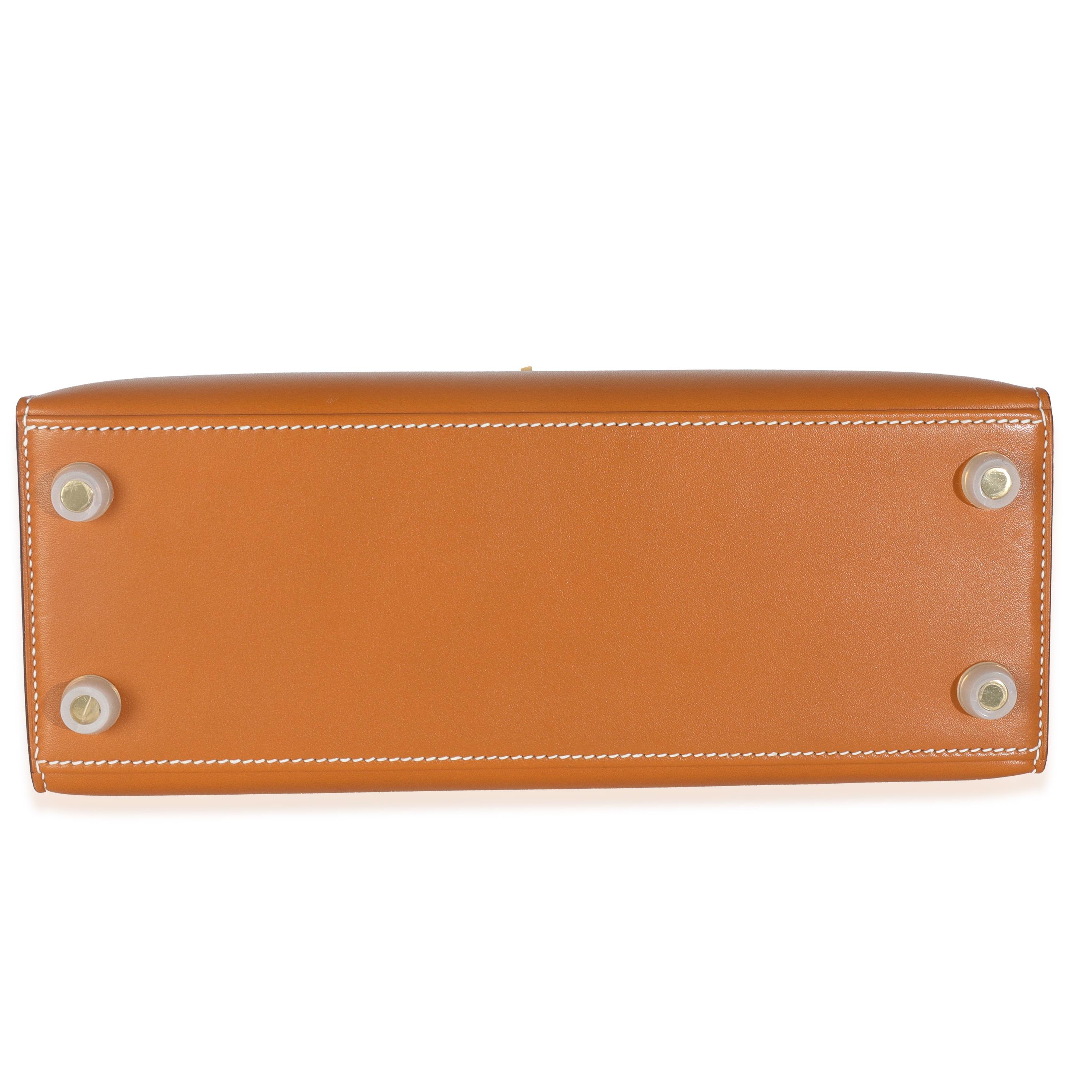 Hermès Caja de Oro Sellier Kelly 25 GHW en venta 1