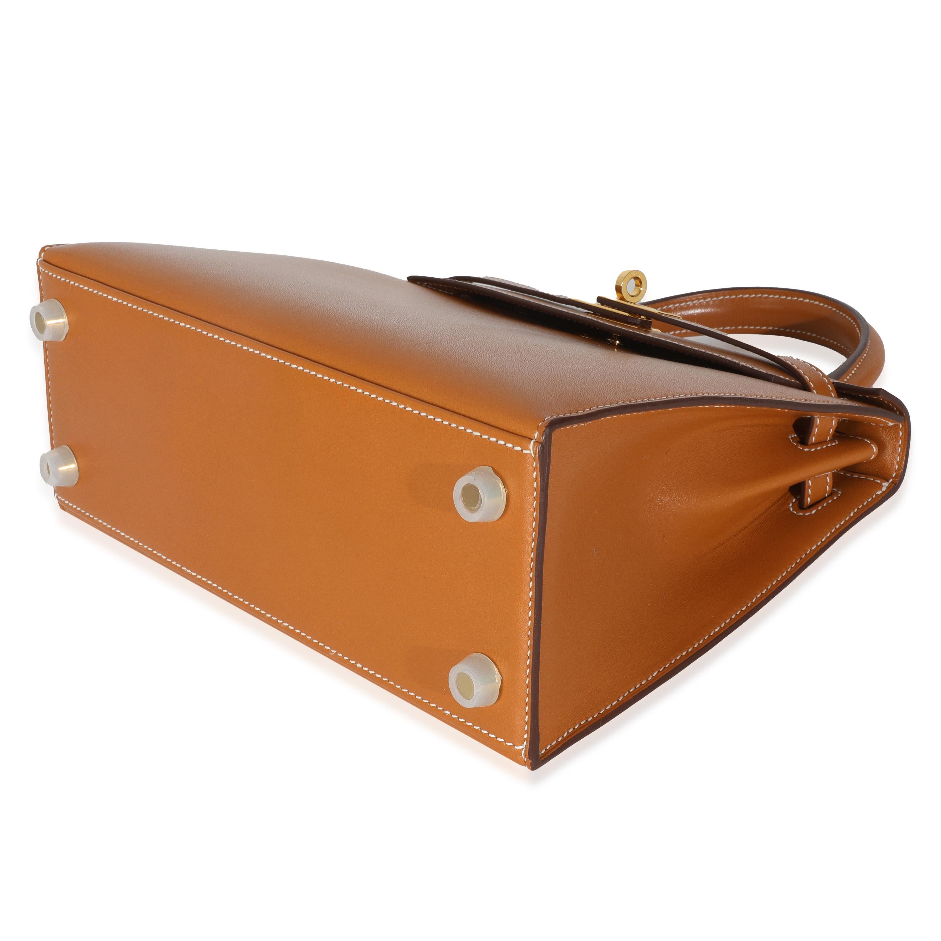 Hermès Caja de Oro Sellier Kelly 25 GHW en venta 2
