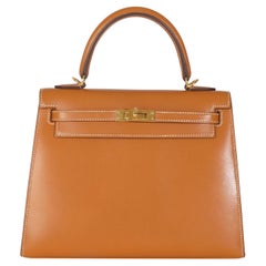 Hermès Gold Box Sellier Kelly 25 GHW