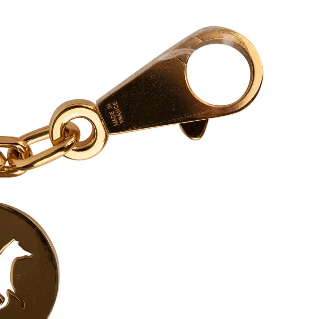 Hermes Gold Breloque Bag Charm Limited Edition New 3