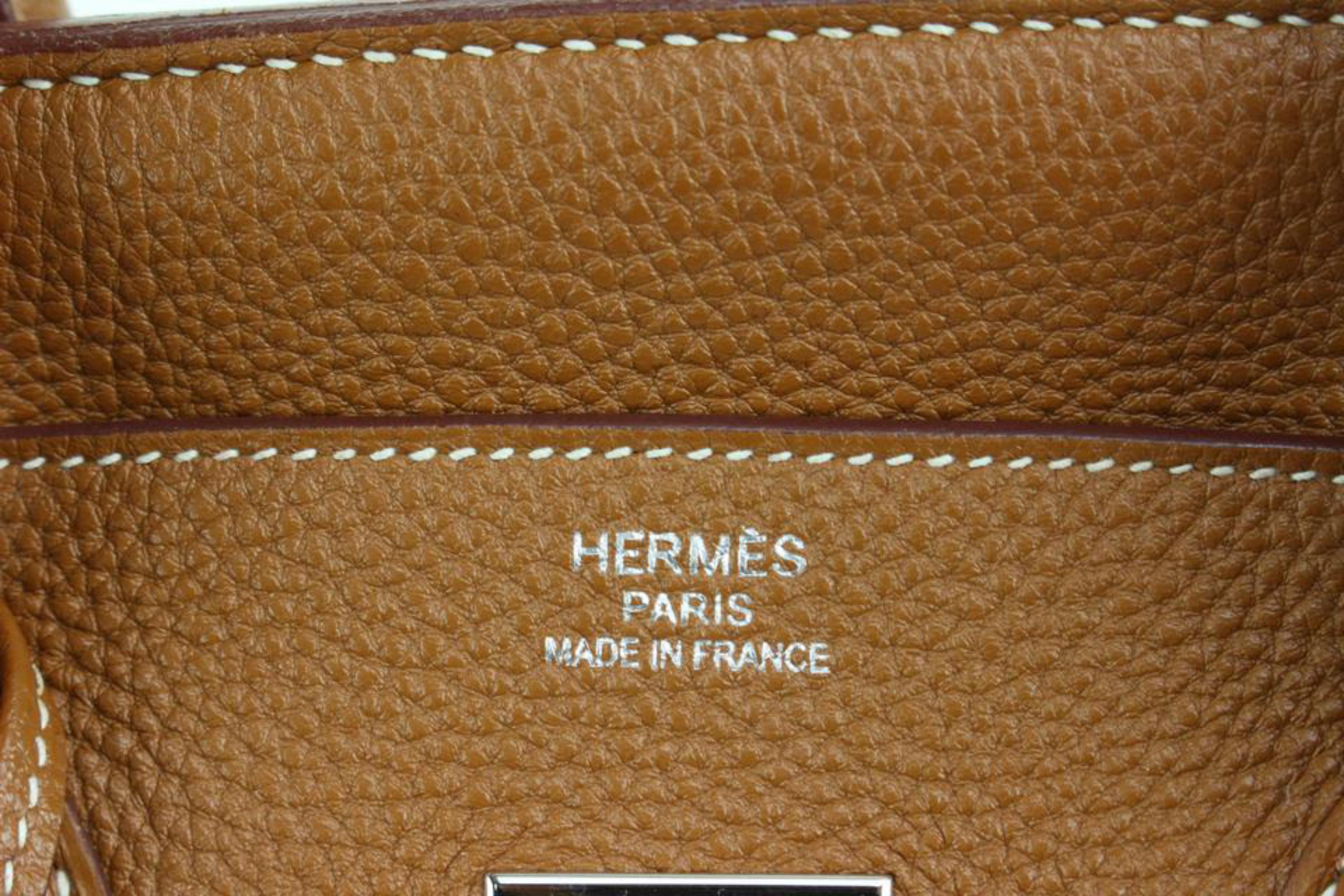 Hermès Gold Brown Togo Leather Birkin 35 98h318s 1