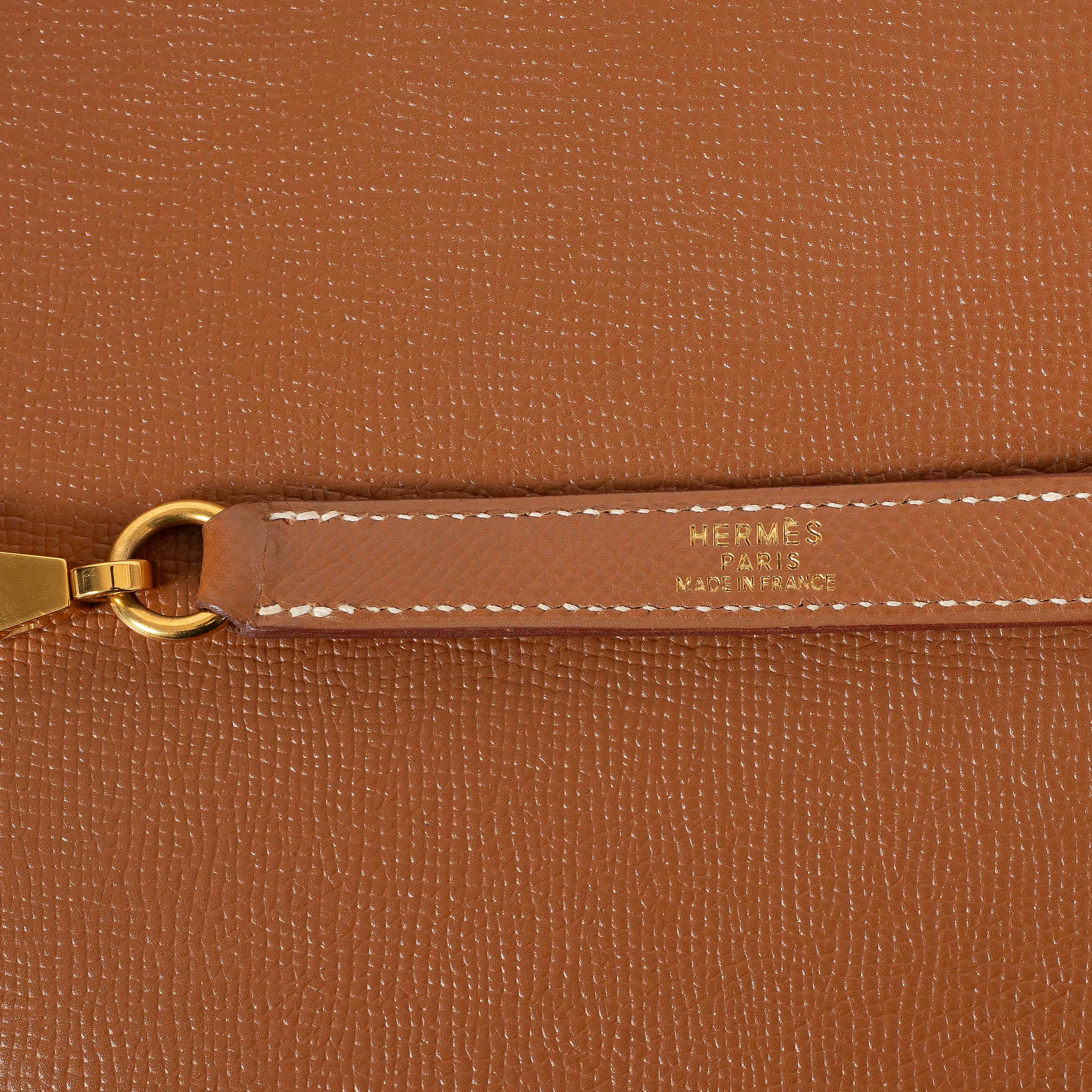 HERMES Oro cammello Epsom pelle KELLY 35 SELLIER Borsa w Oro in vendita 4