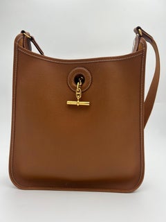 Hermès Gold Camel Leather Vespa Bag 2014